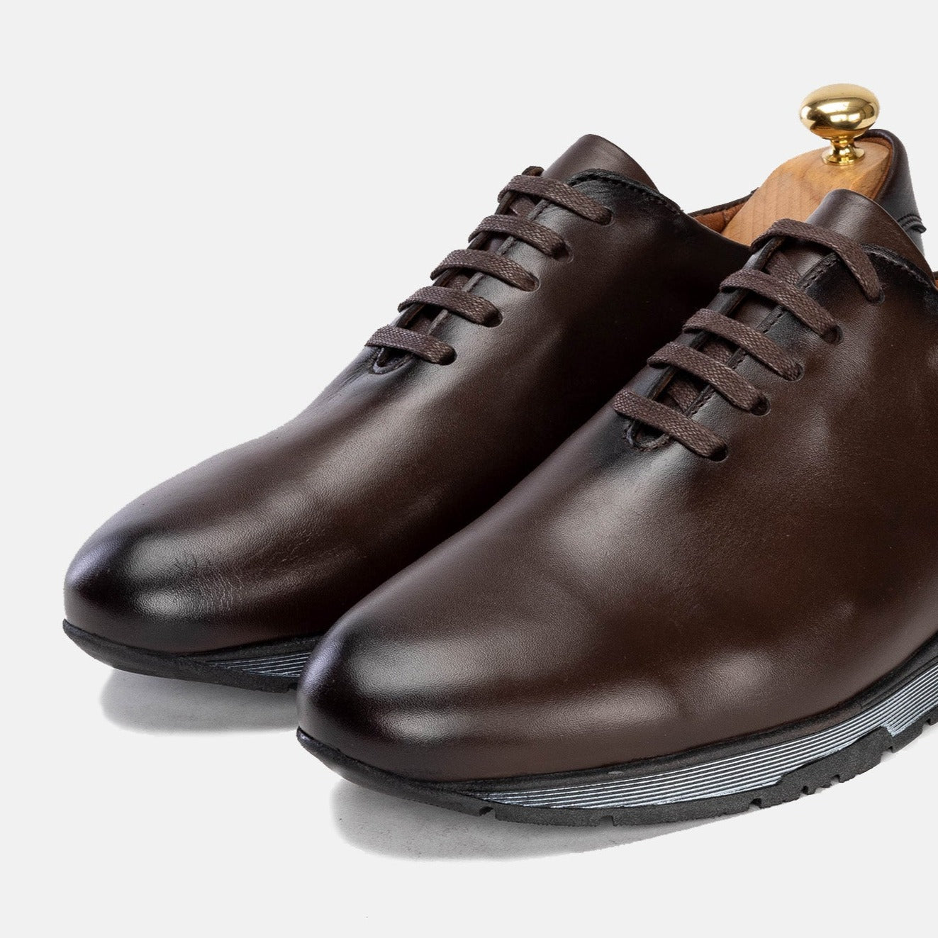 Volzak 5154 Basket en cuir Marron