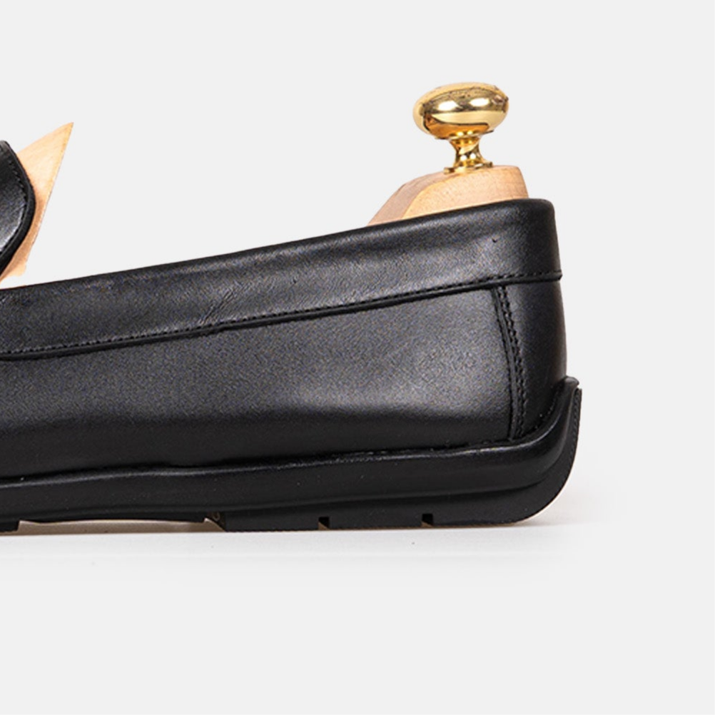 Volzak 5419 Mocassin en cuir Noir