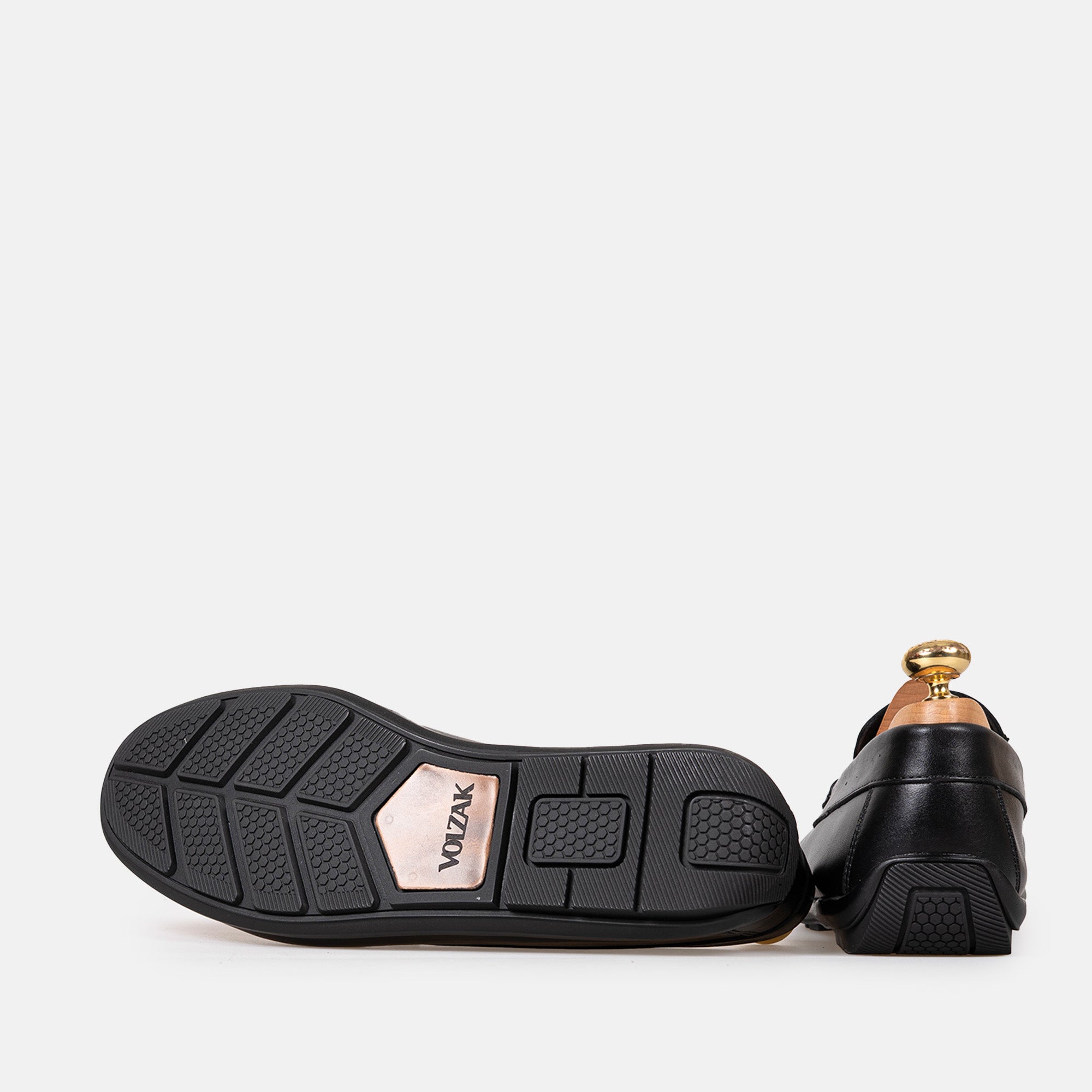 Volzak 5419 Mocassin en cuir Noir