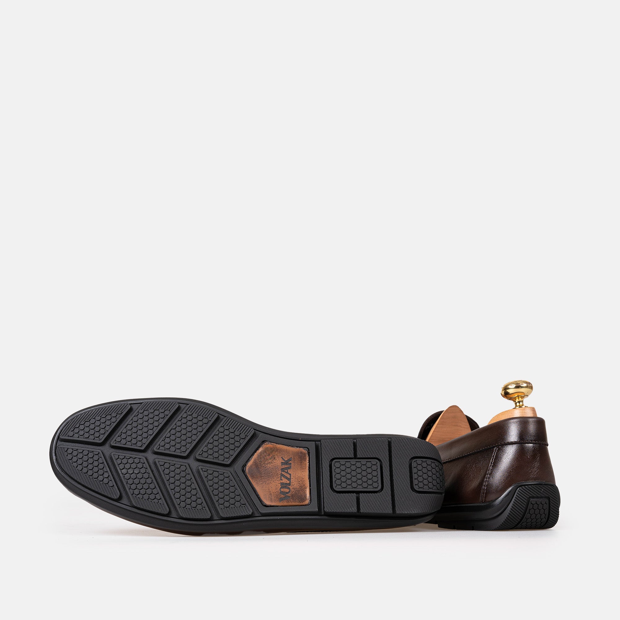 Volzak 5419 Mocassin en cuir Marron