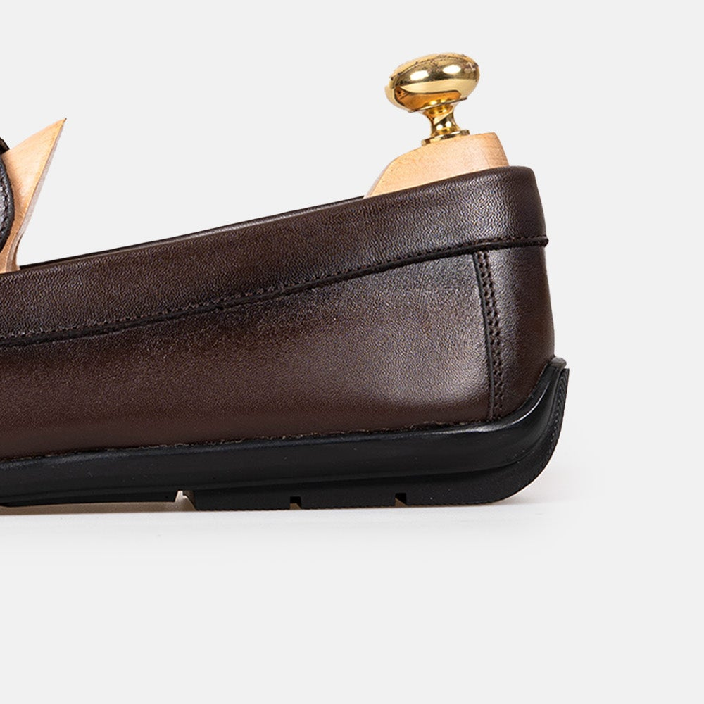 Volzak 5420 Mocassin en cuir Marron
