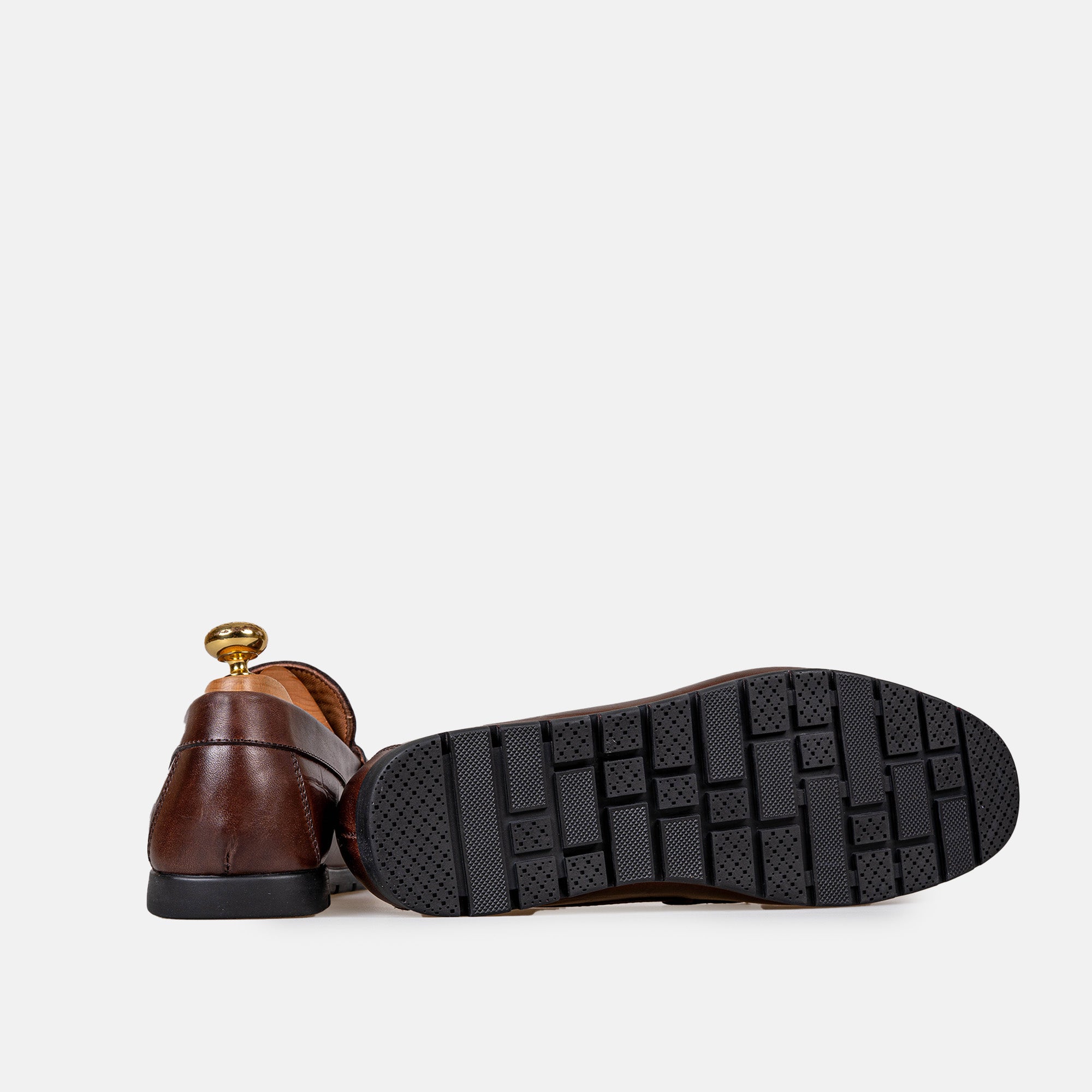 Volzak 048 Mocassin en cuir Marron