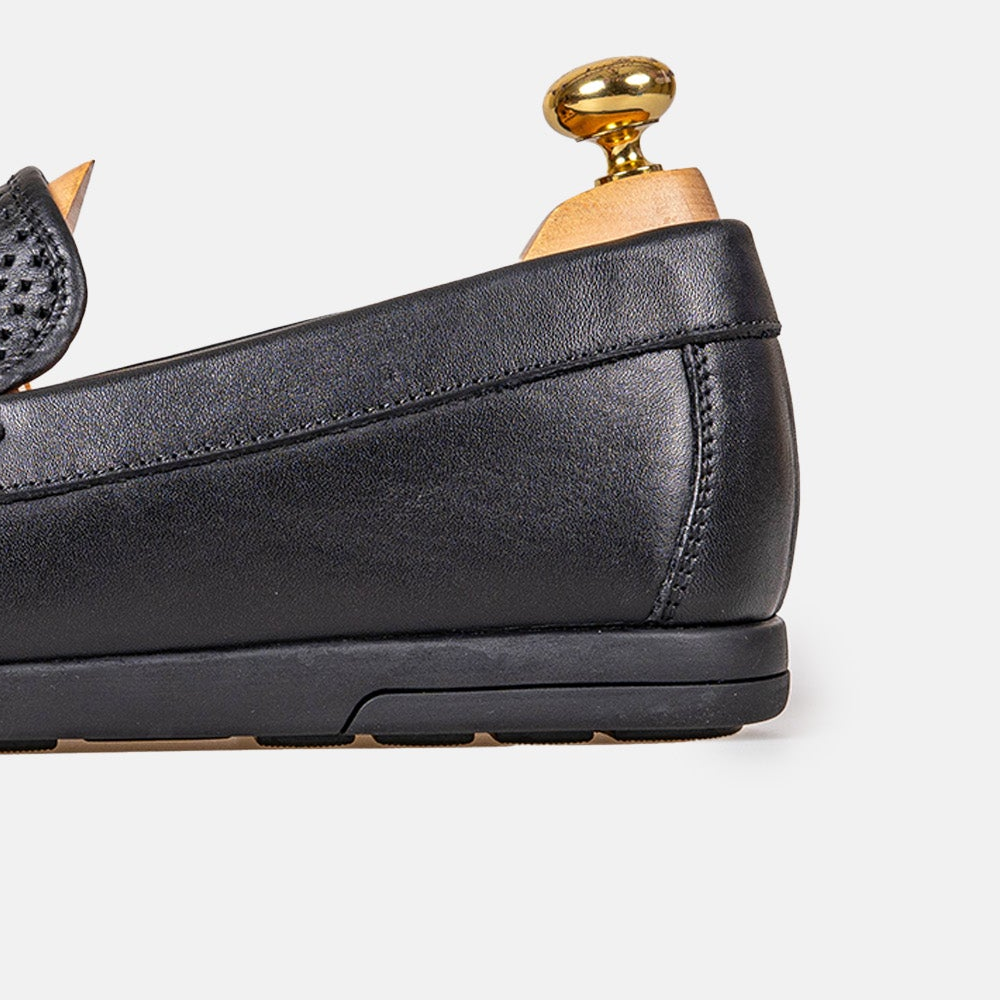Volzak 050 Mocassin en cuir Noir