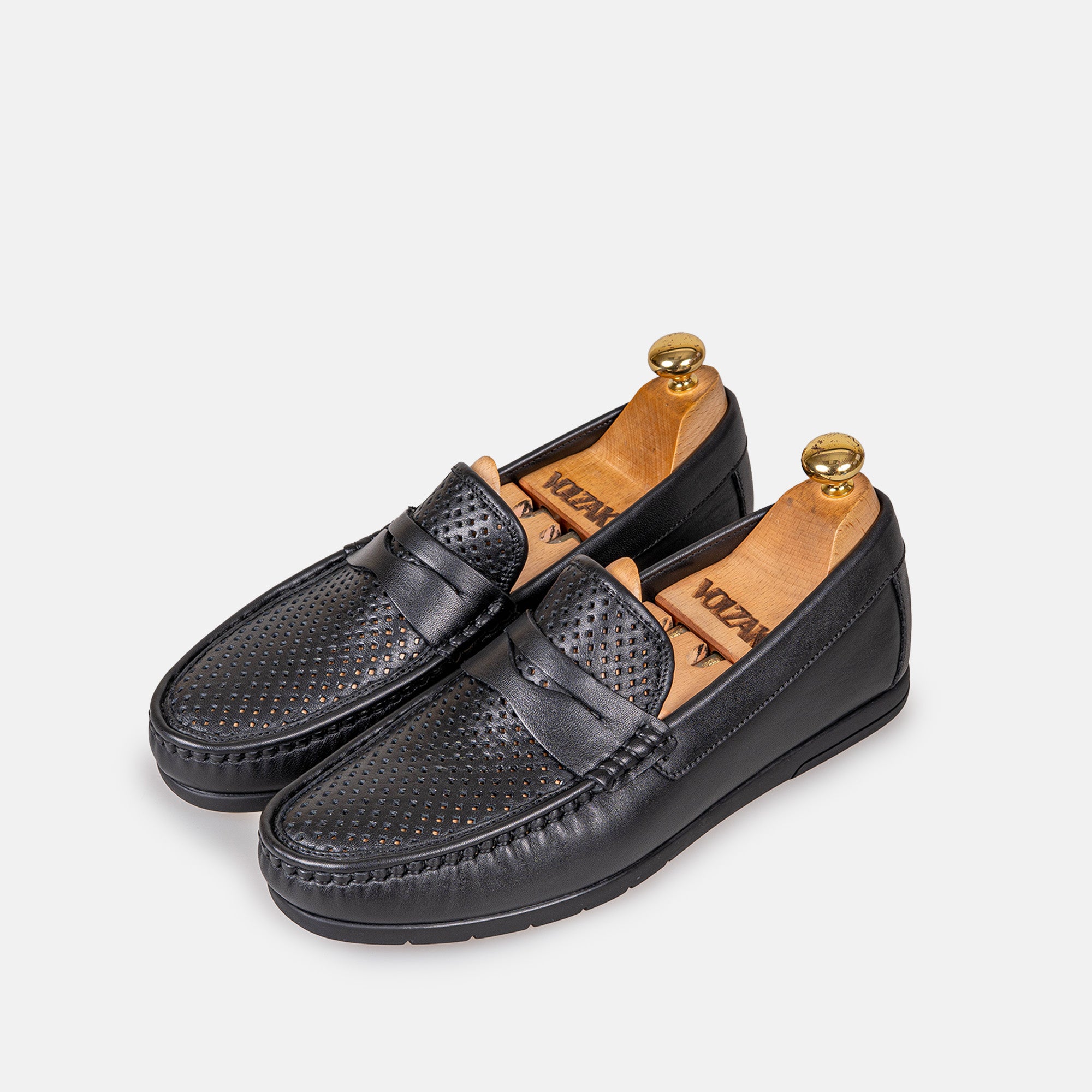 Volzak 050 Mocassin en cuir Noir