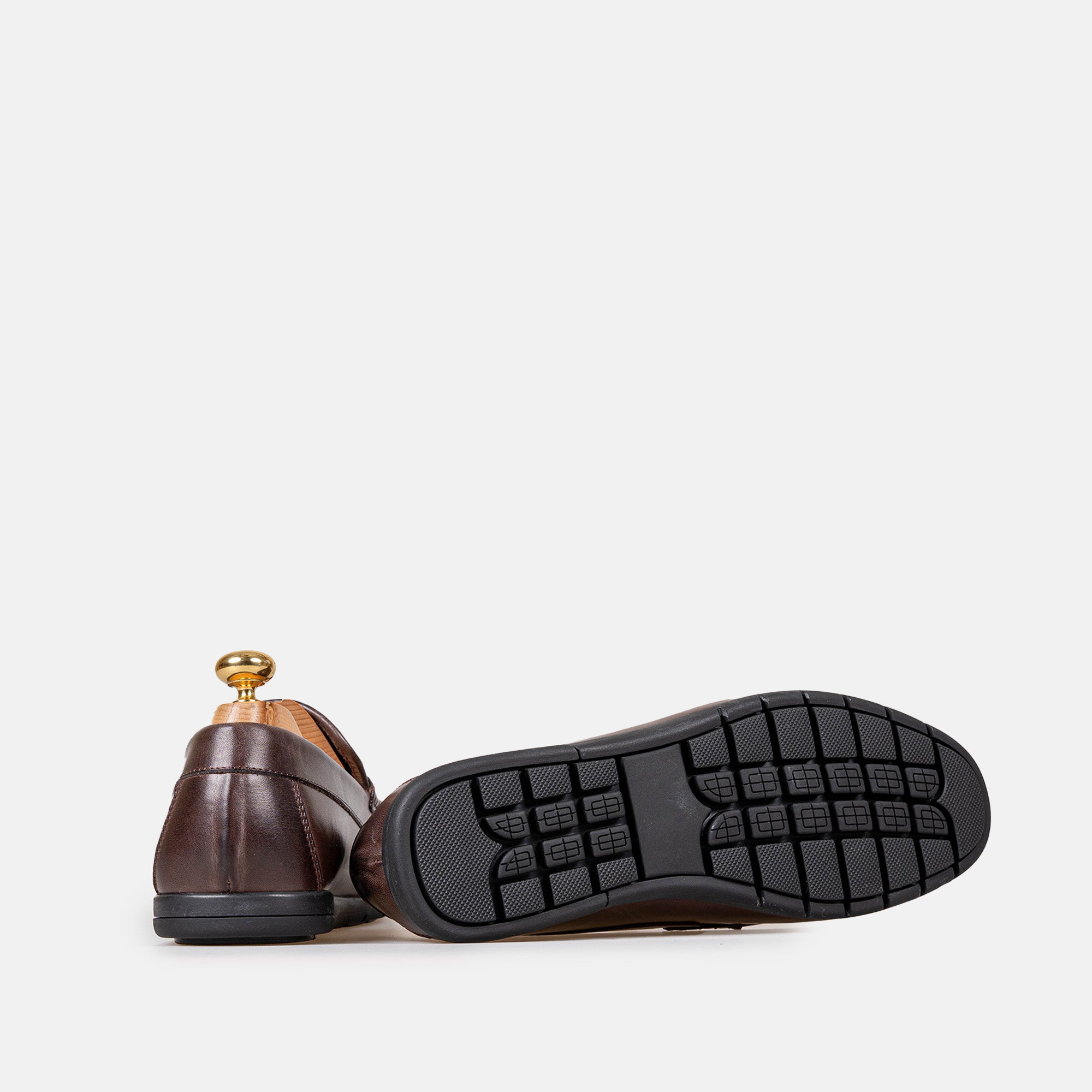 Volzak 050 Mocassin en cuir Marron