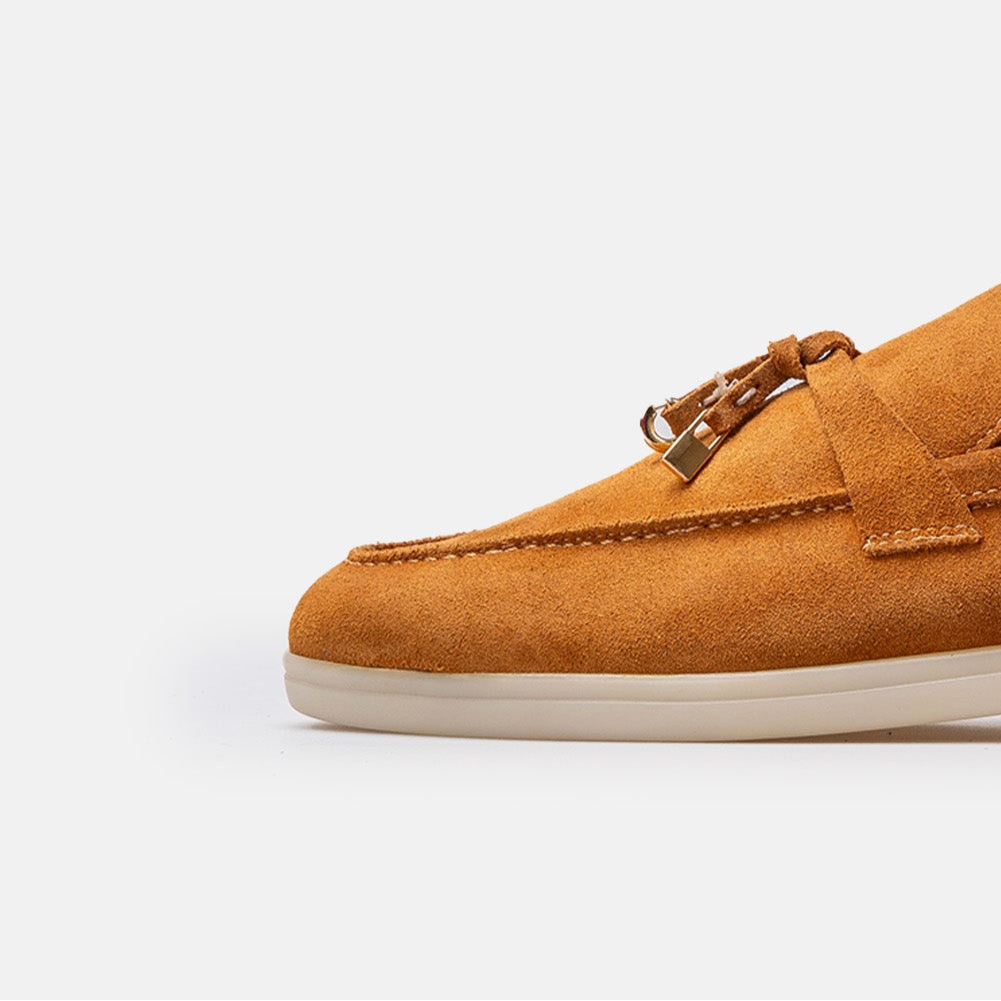 Volzak 32 mocassin en daim Camel