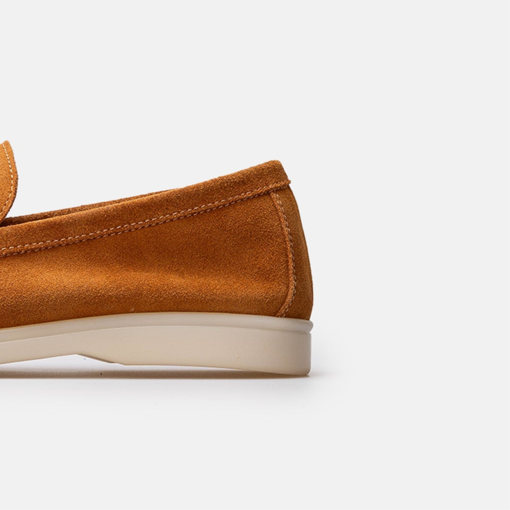 Volzak 32 mocassin en daim Camel