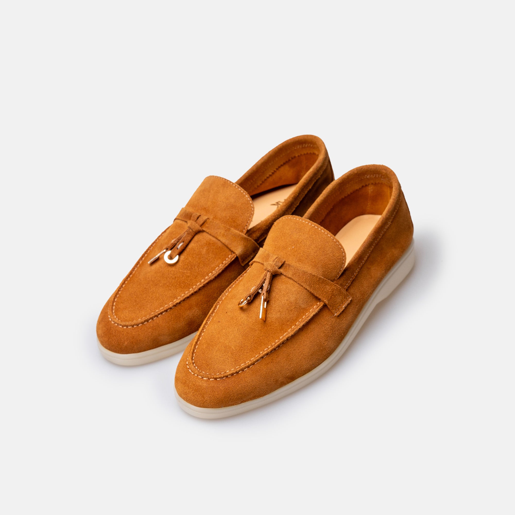 Volzak 32 mocassin en daim Camel