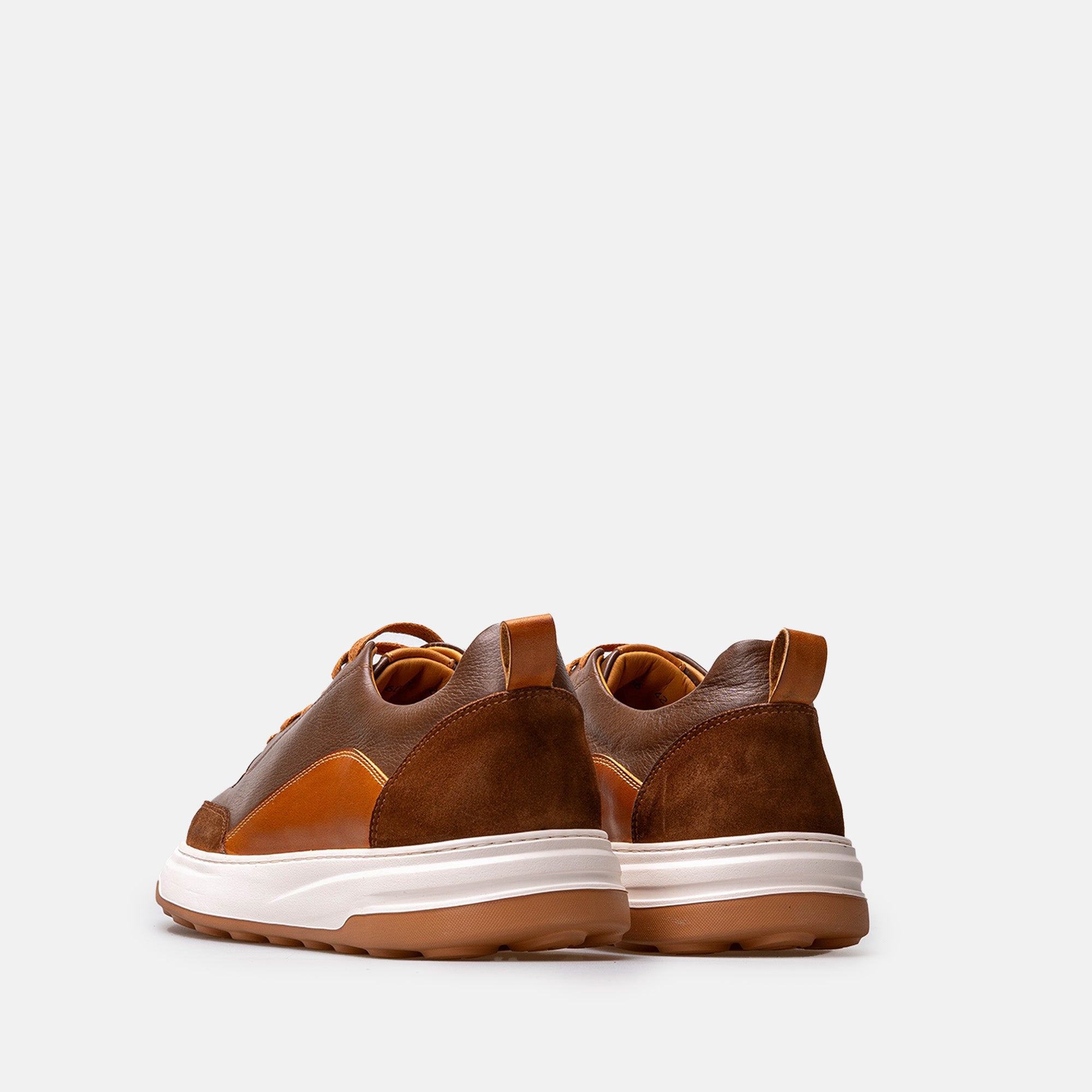 Volzak 6056 basket en cuir Marron