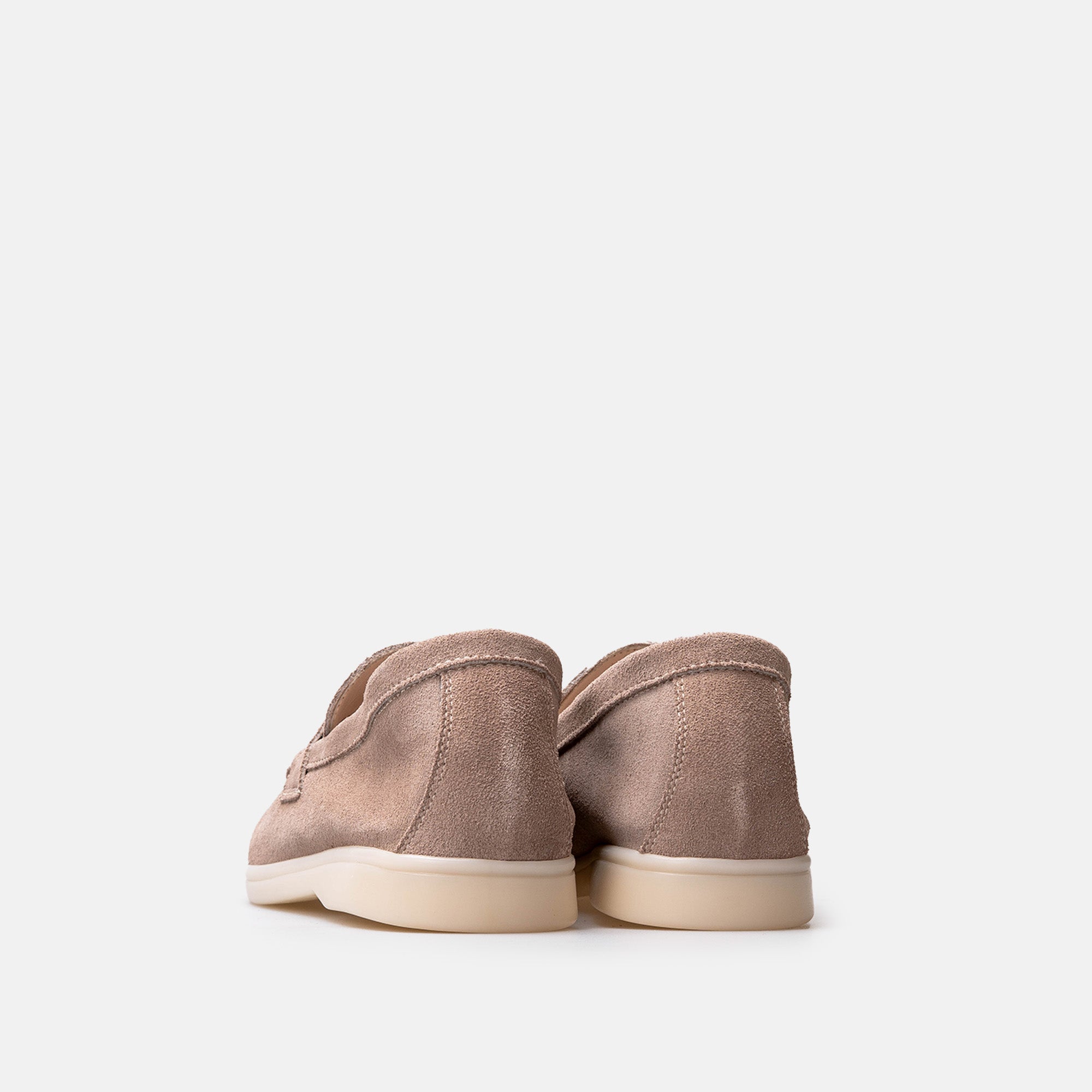 Volzak 32 mocassin en daim Taupe