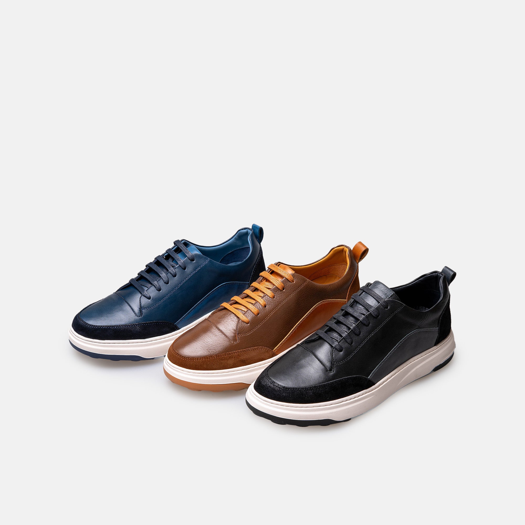 Volzak 6056 basket en cuir Marron