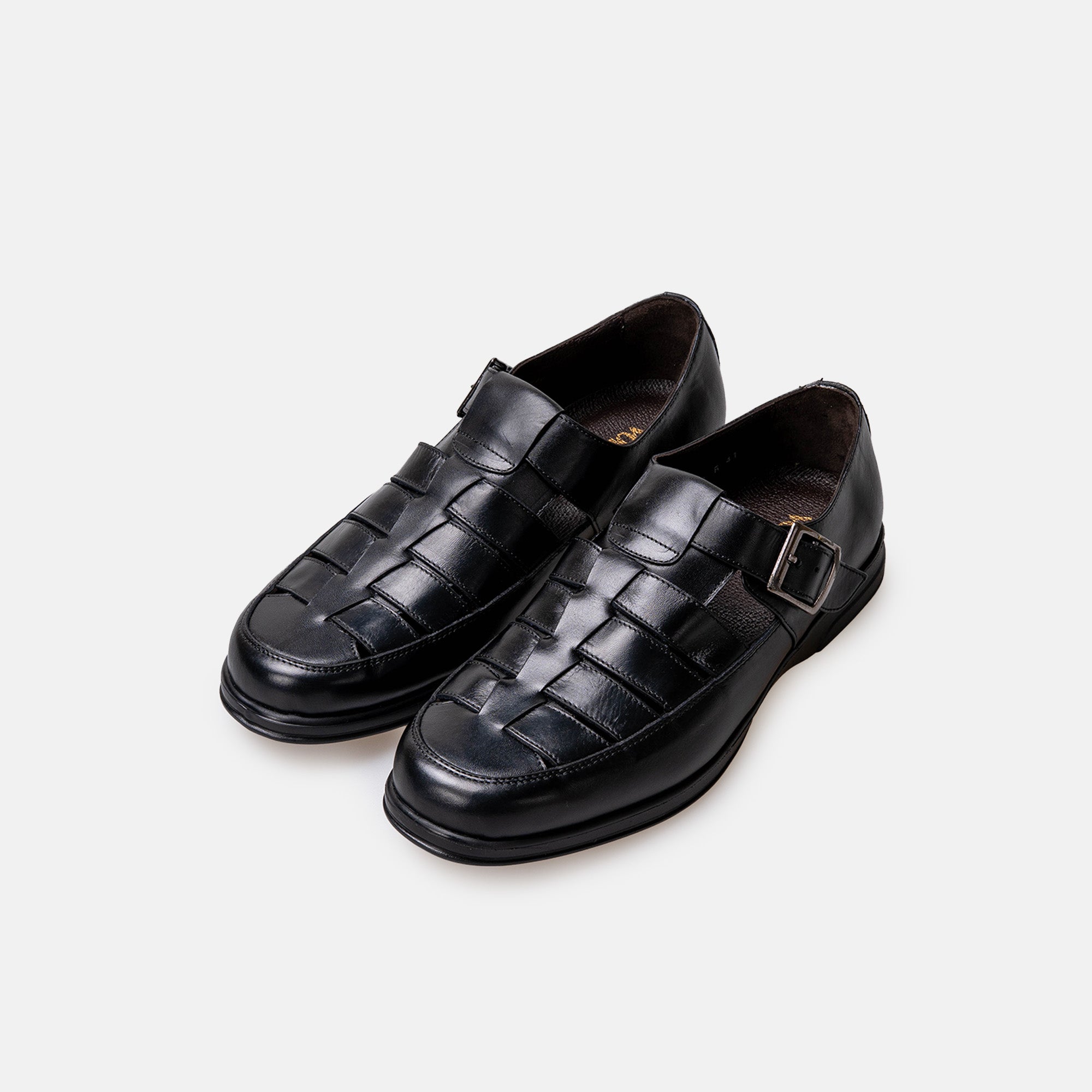 Volzak 5422 Sandale en cuir Noir