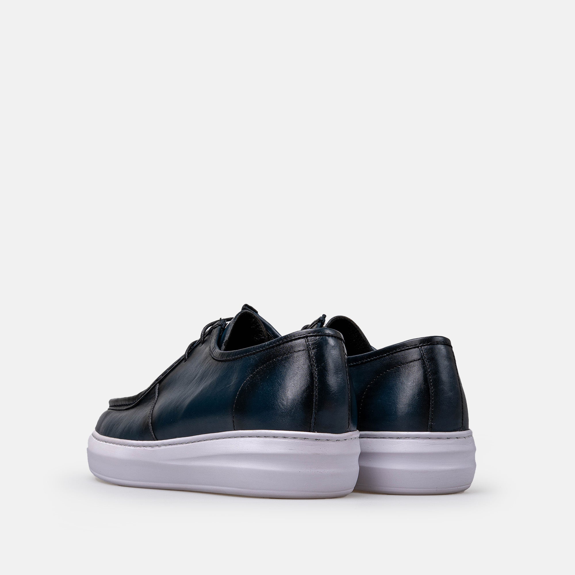 Volzak 5418 basket en cuir Bleu