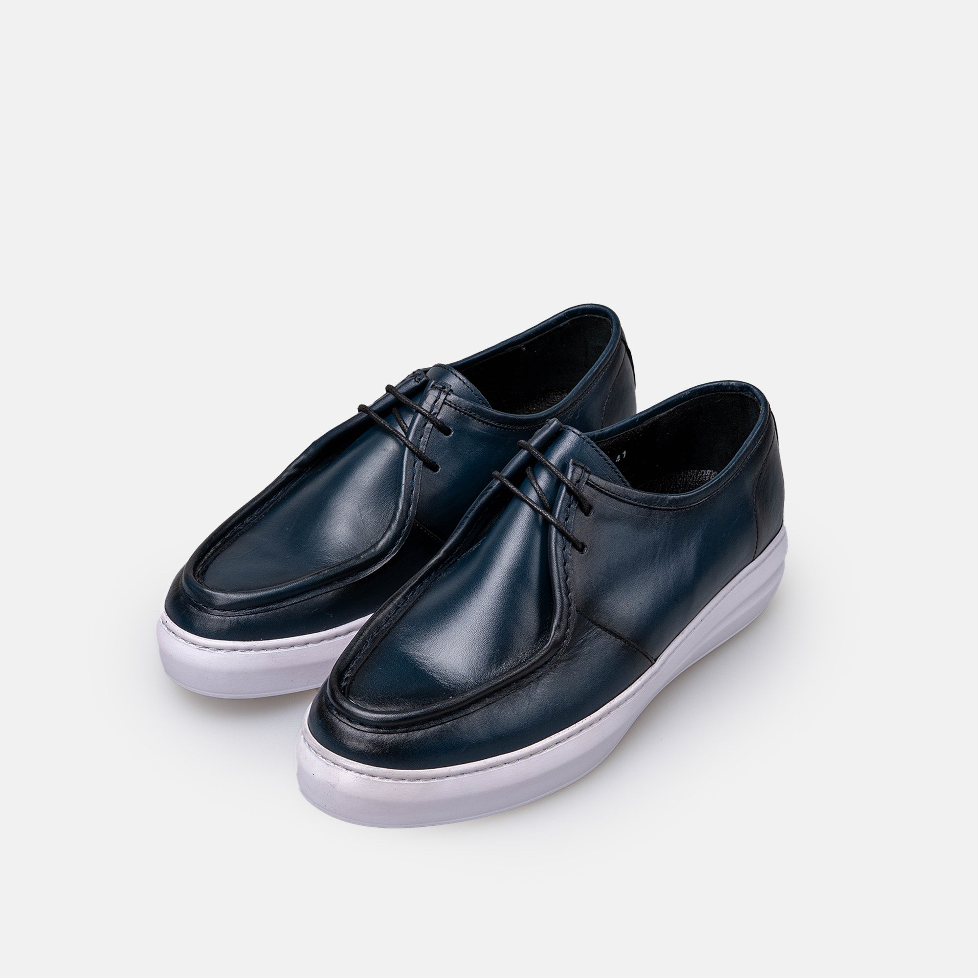 Volzak 5418 basket en cuir Bleu