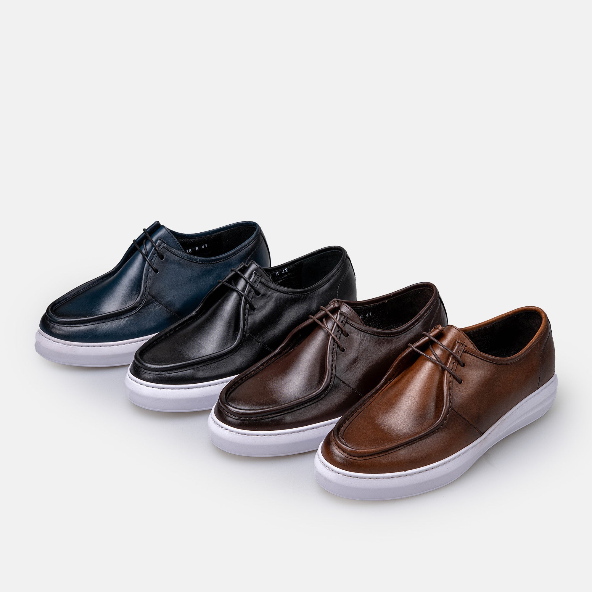Volzak 5418 basket en cuir Noir