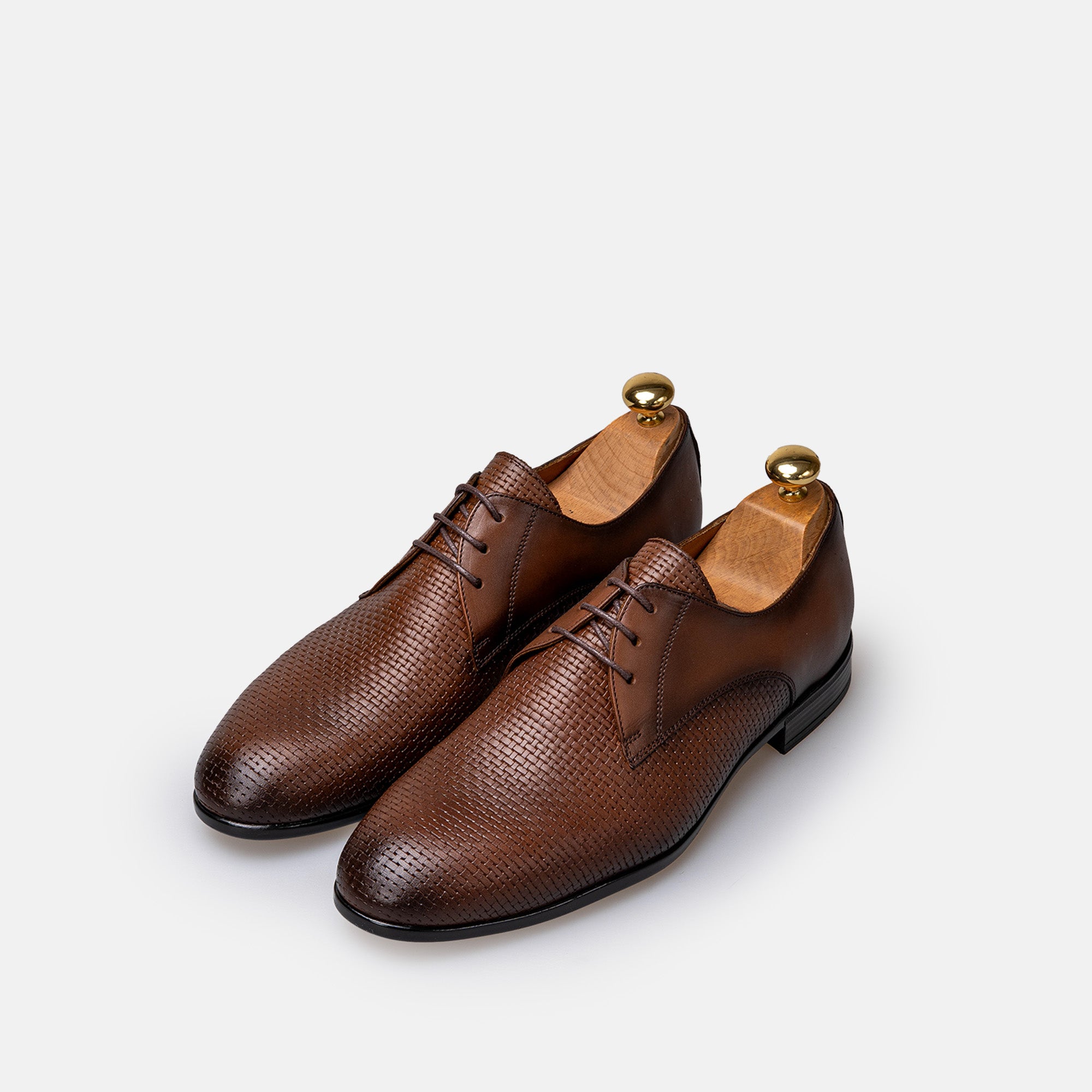 Volzak 5424 chaussure en cuir Marron Vintage