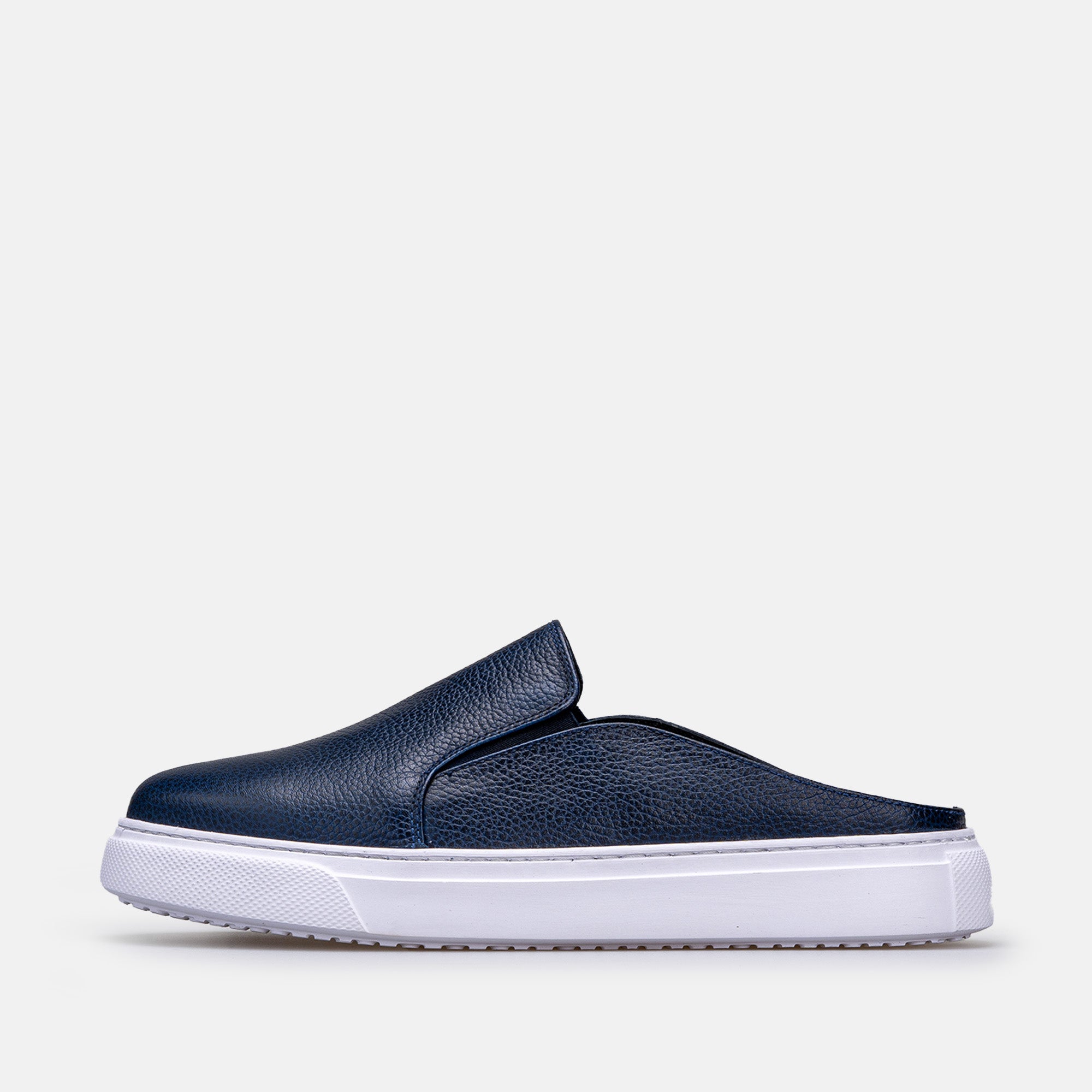 Volzak 301 Mule en cuir Bleu