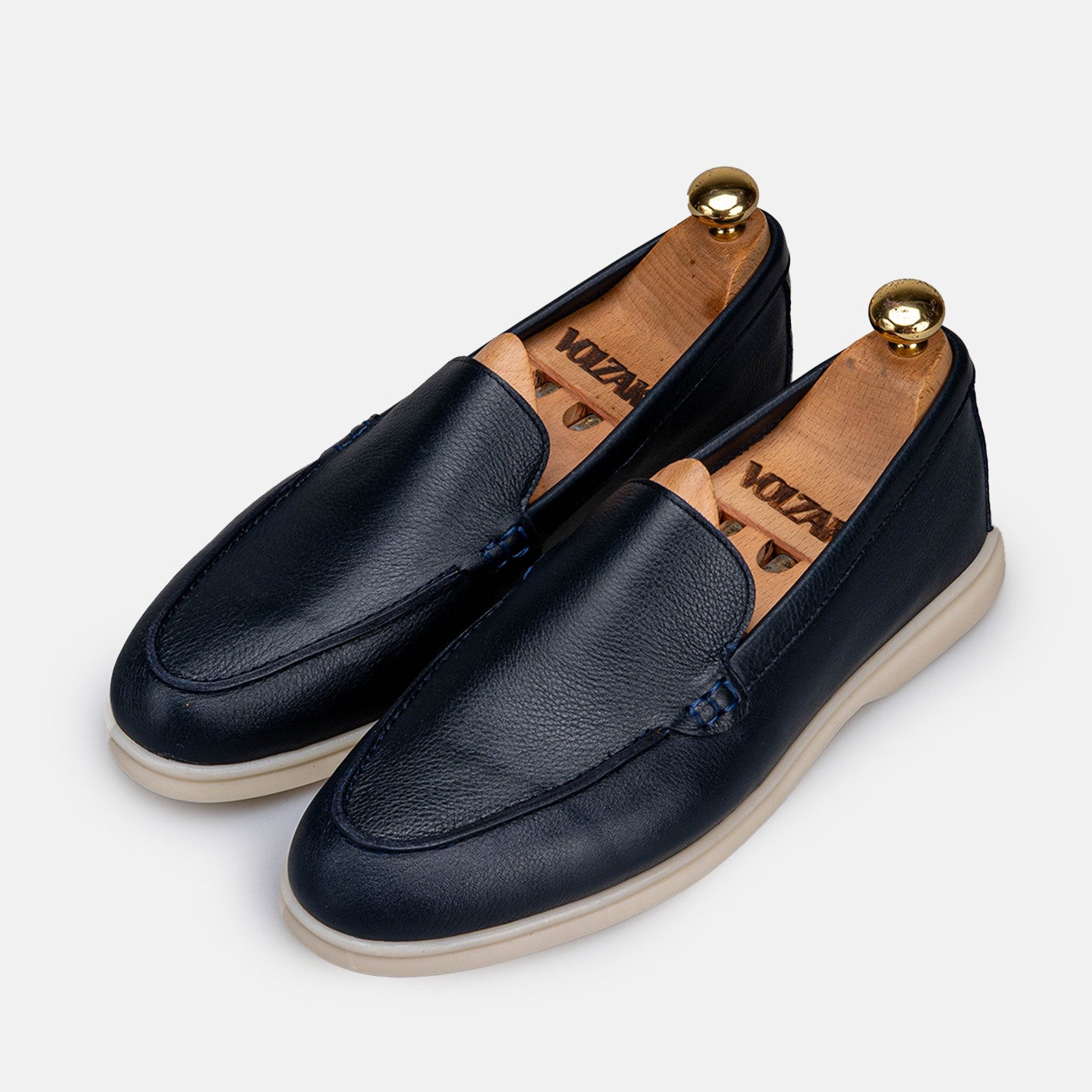 Volzak 3061 s Mocassin en cuir Bleu