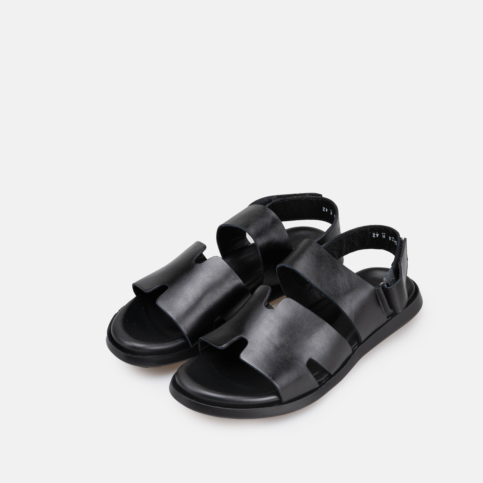 Volzak 5428 Sandale en cuir Noir