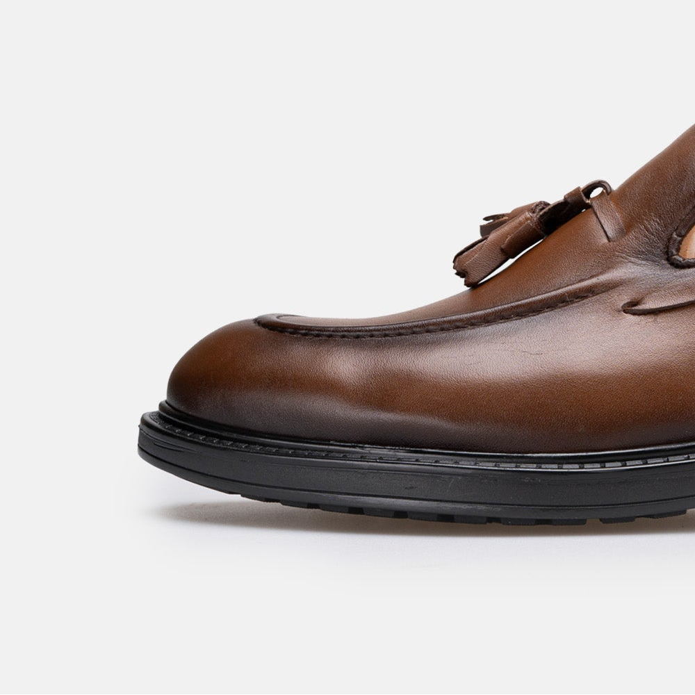 Volzak 5500 chaussure en cuir Marron Vintage