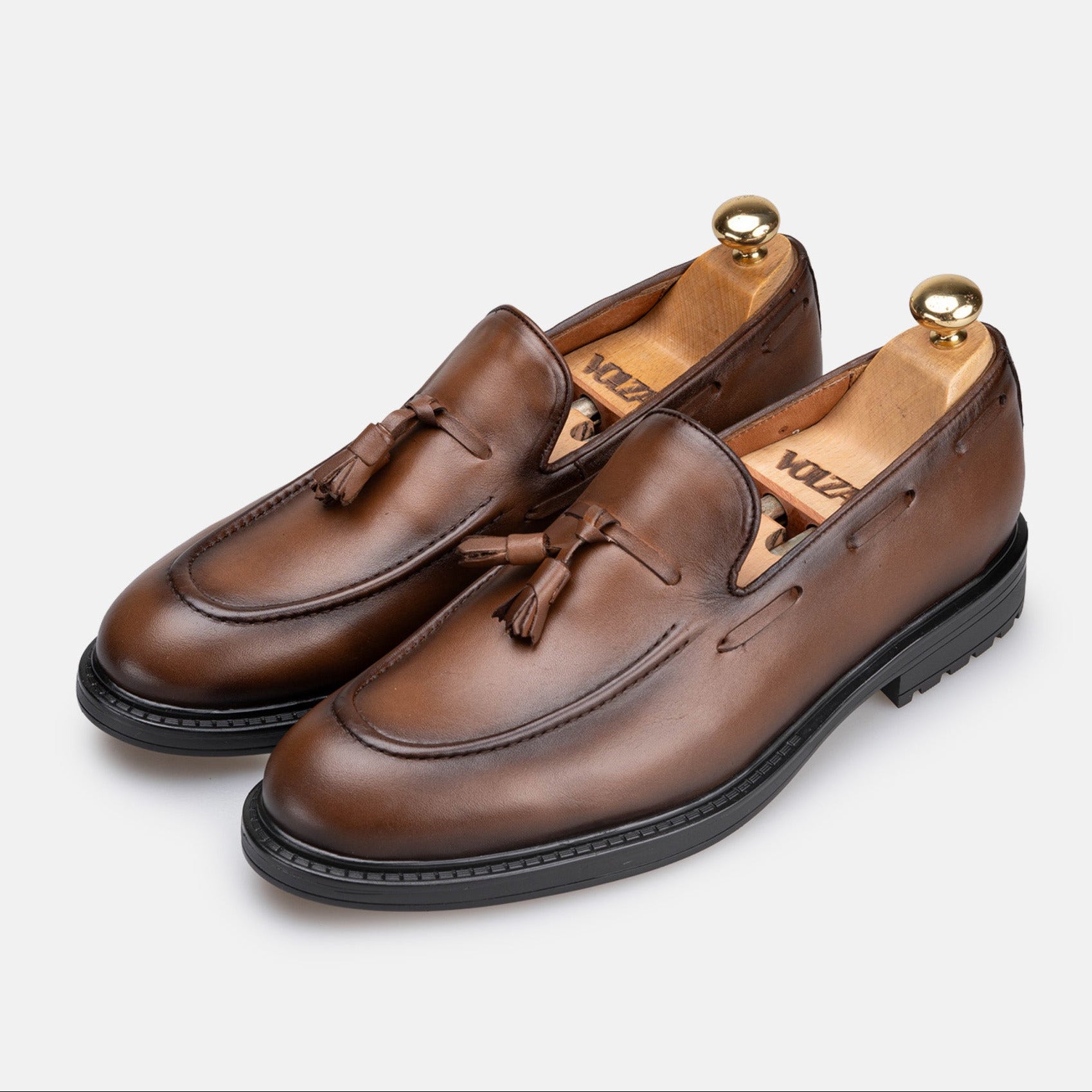 Volzak 5500 chaussure en cuir Marron Vintage