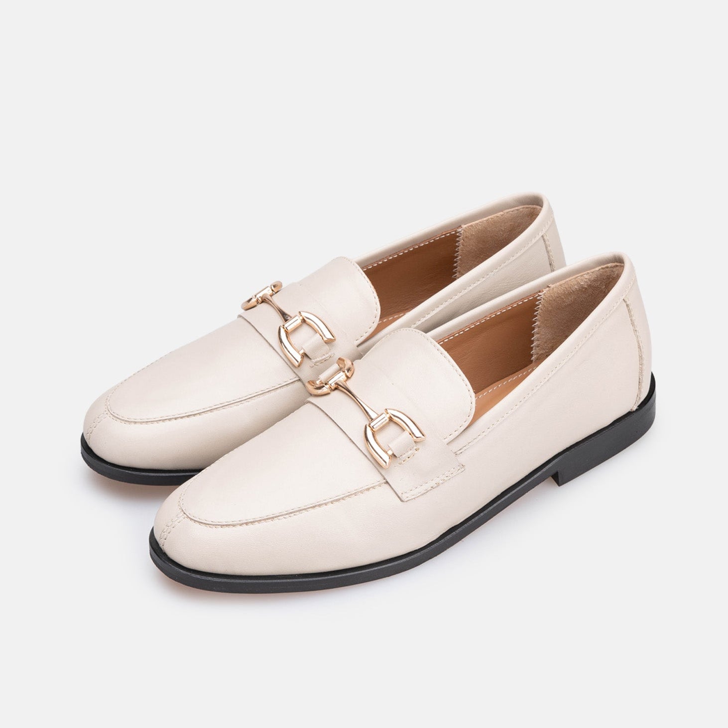 Volzak 128 Chaussure en cuir Beige