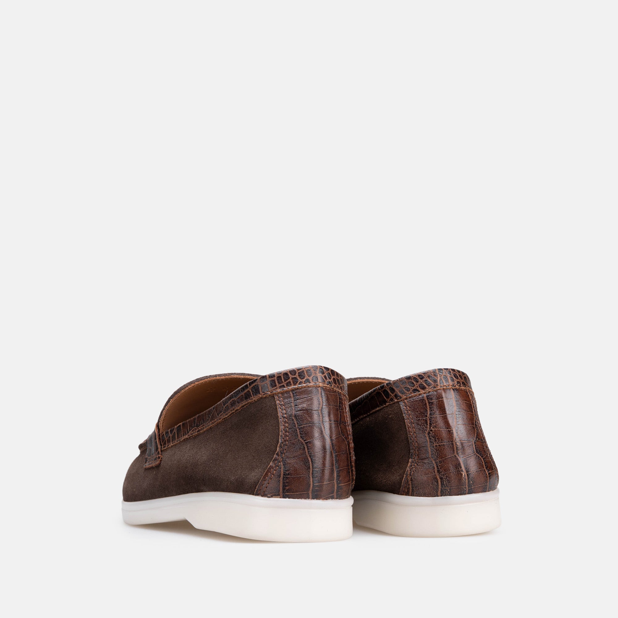 Volzak 32 s mocassin en daim Marron