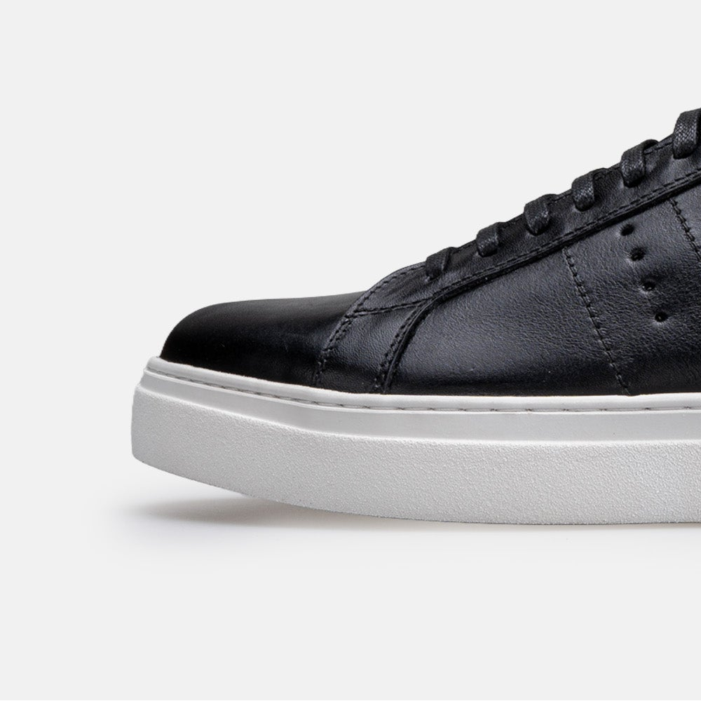 Volzak 7011 basket en cuir Noir