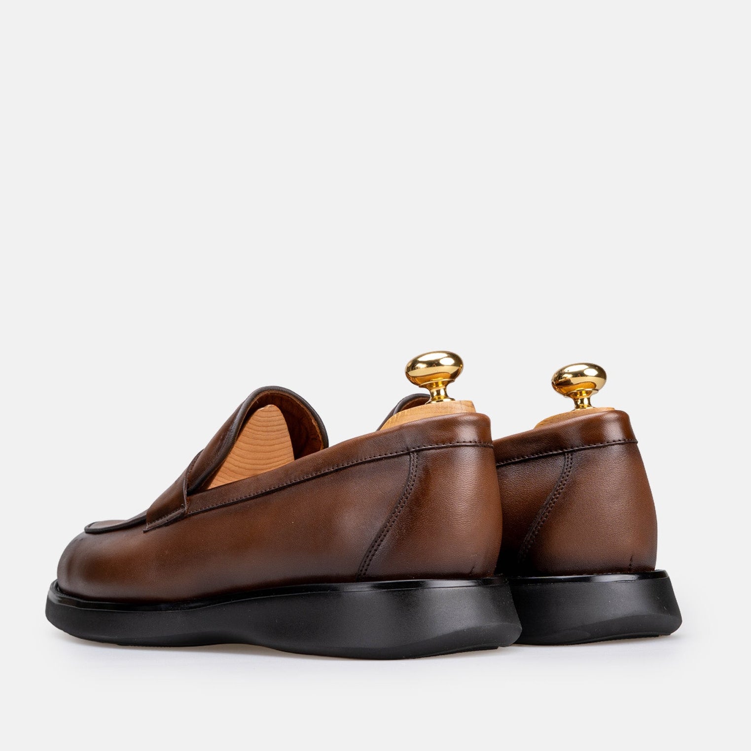 Volzak 5508 chaussure en cuir Marron Vintage