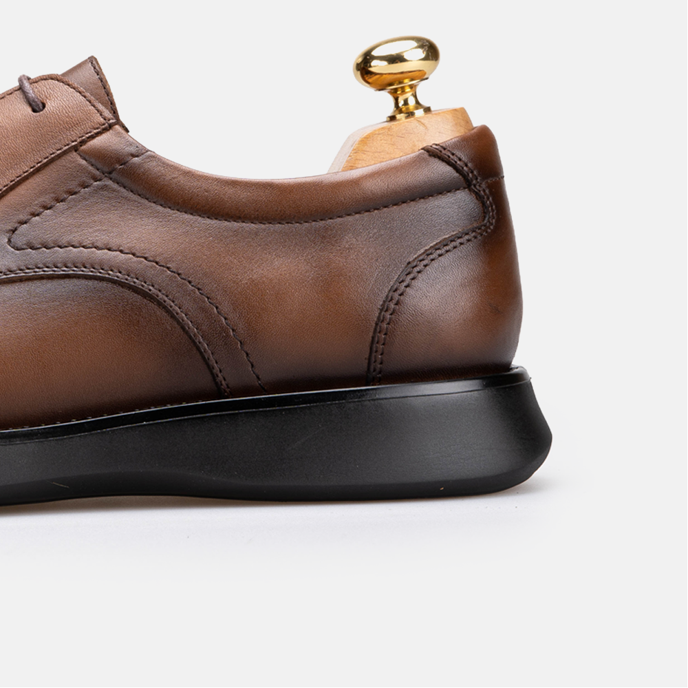 Volzak 5513 chaussure en cuir Marron Vintage