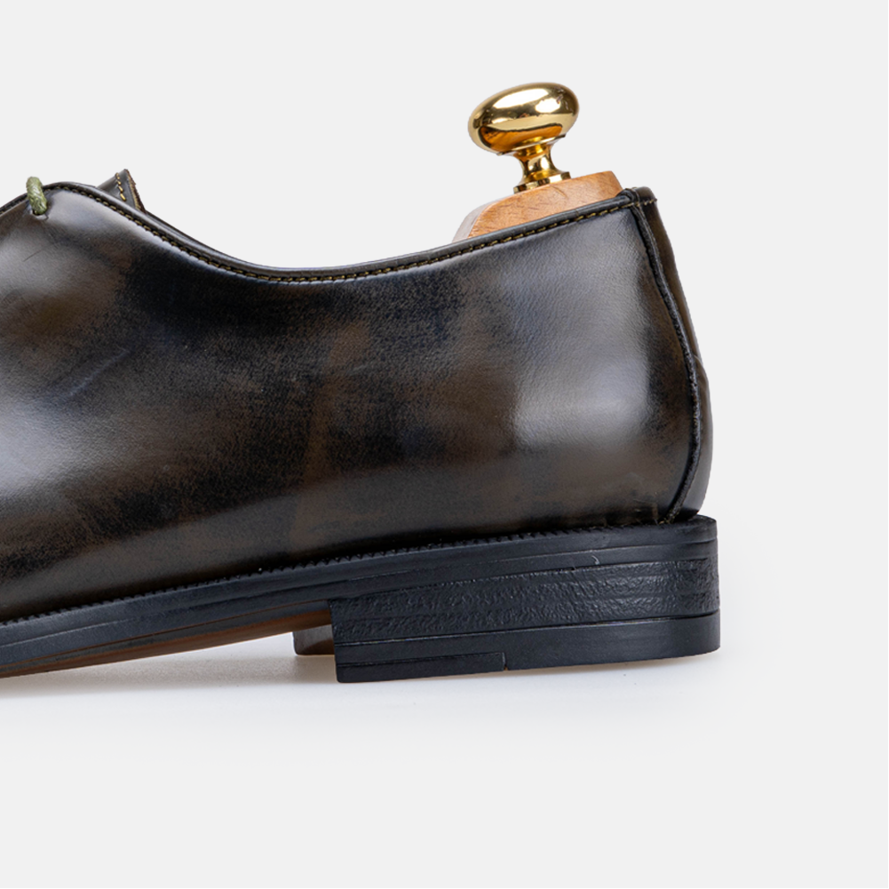 Volzak 6070 Chaussure en cuir Démasquable Vert