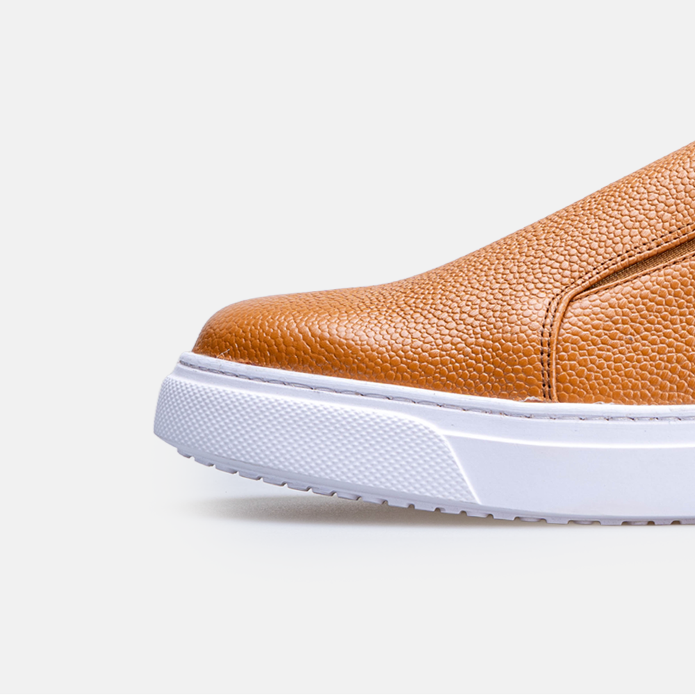 Volzak 301 Mule en cuir Camel