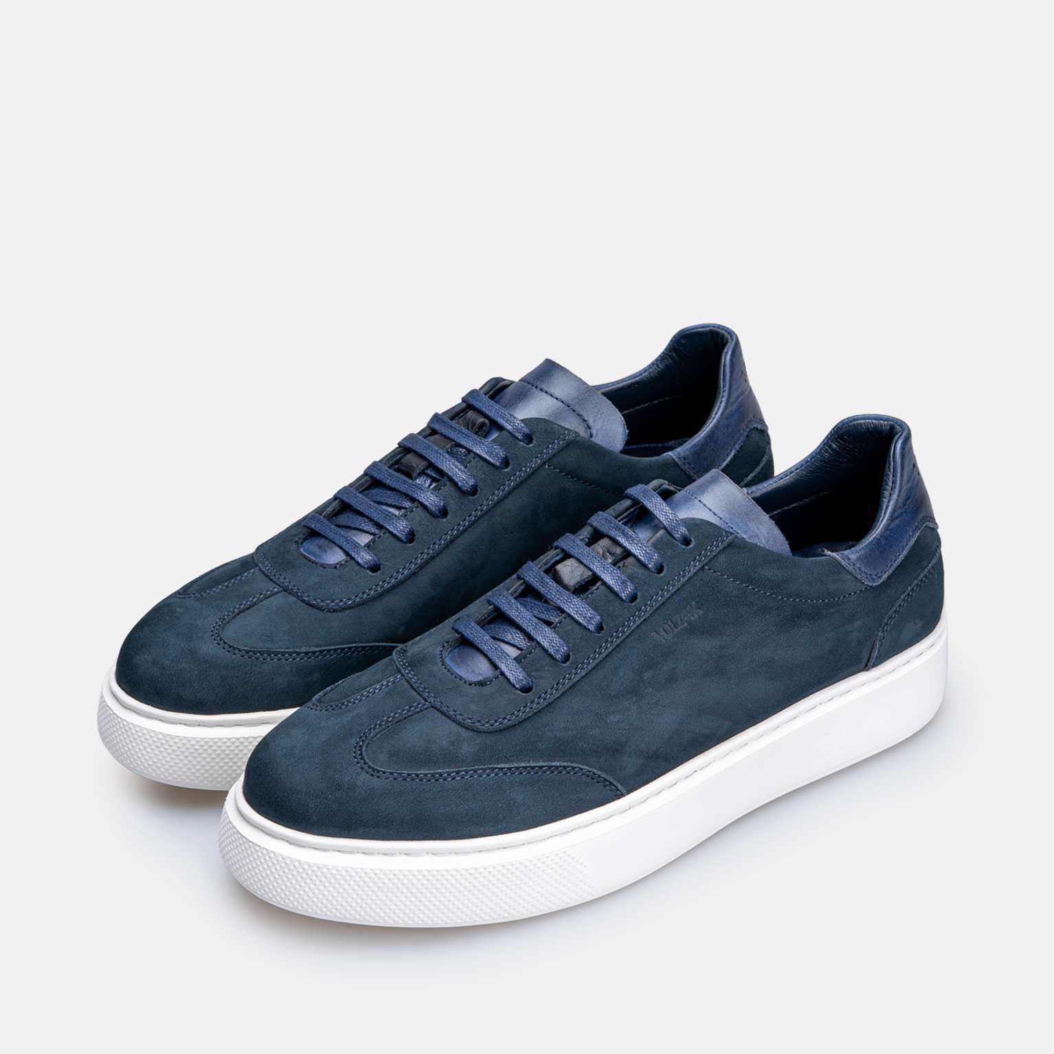 Volzak 7008 Basket en nubuck Bleu