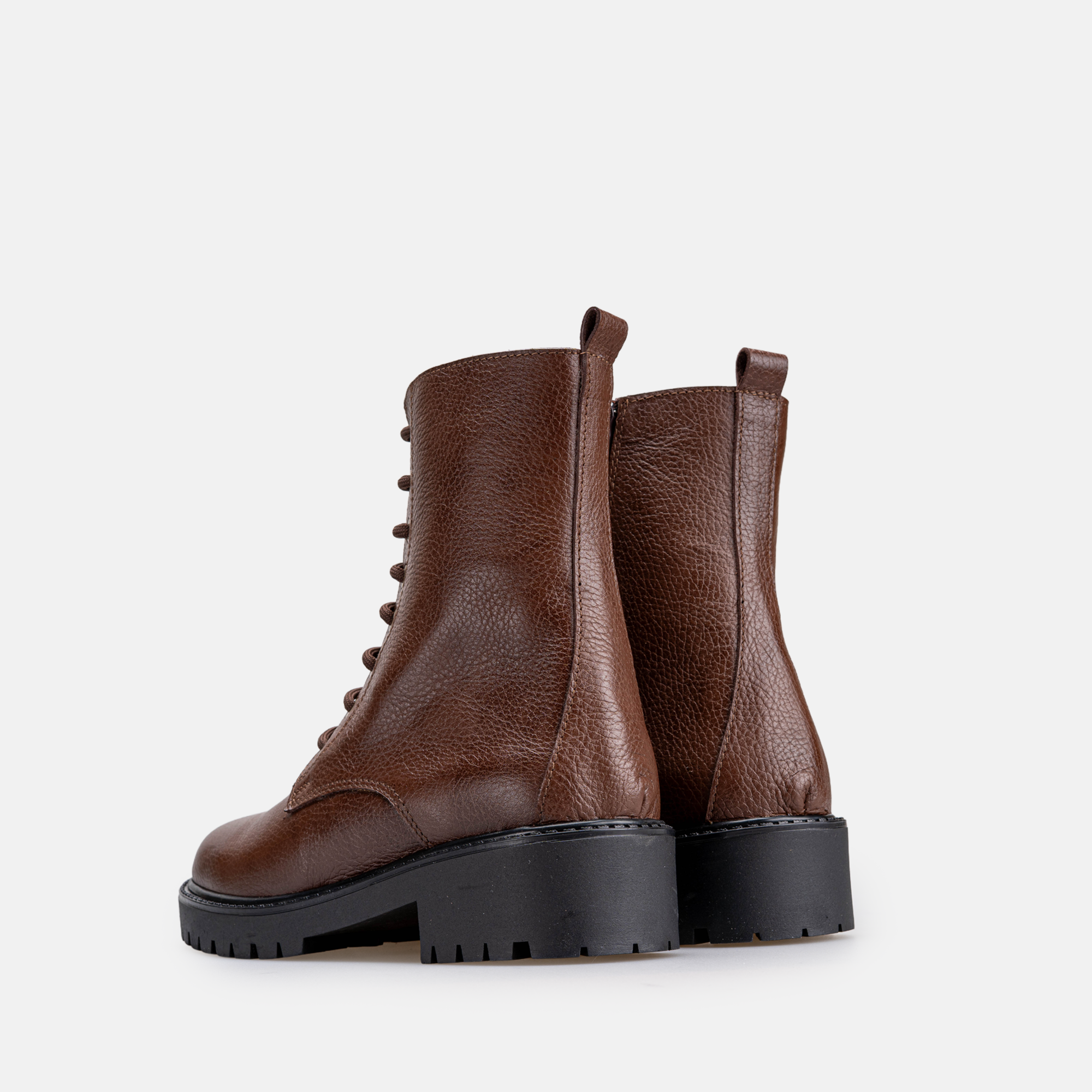 Volzak 4009 Bottine en cuir Marron Grainé