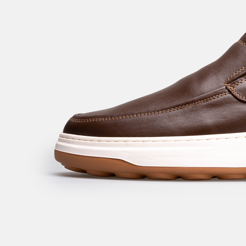 Volzak 3072 basket en cuir Marron