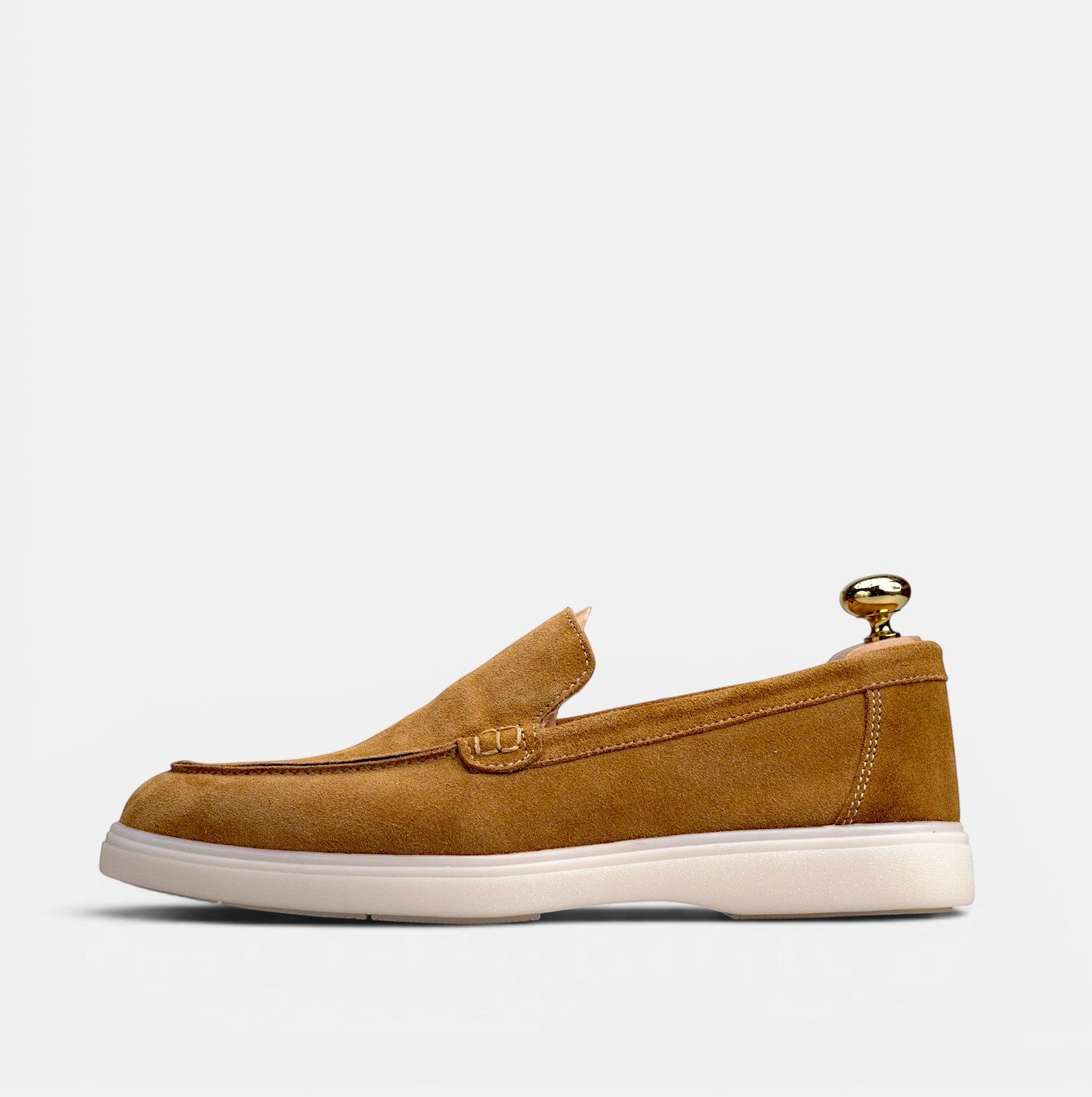 Volzak 713 Mocassin en daim Camel