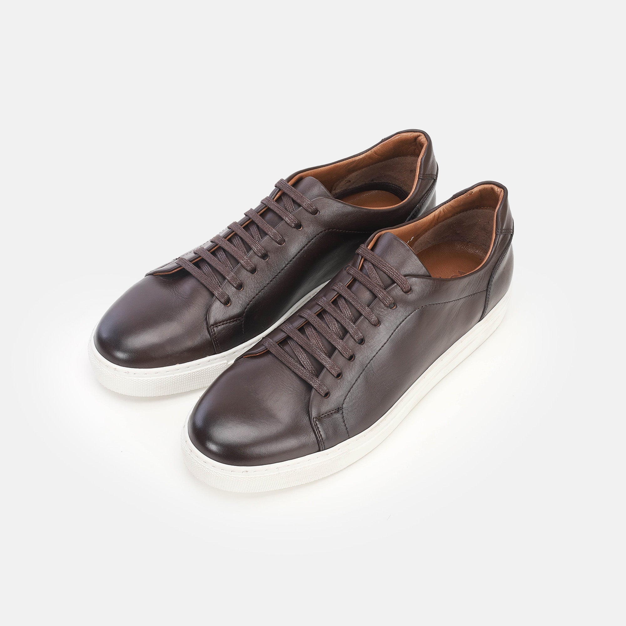 Volzak 5334 basket en cuir Marron