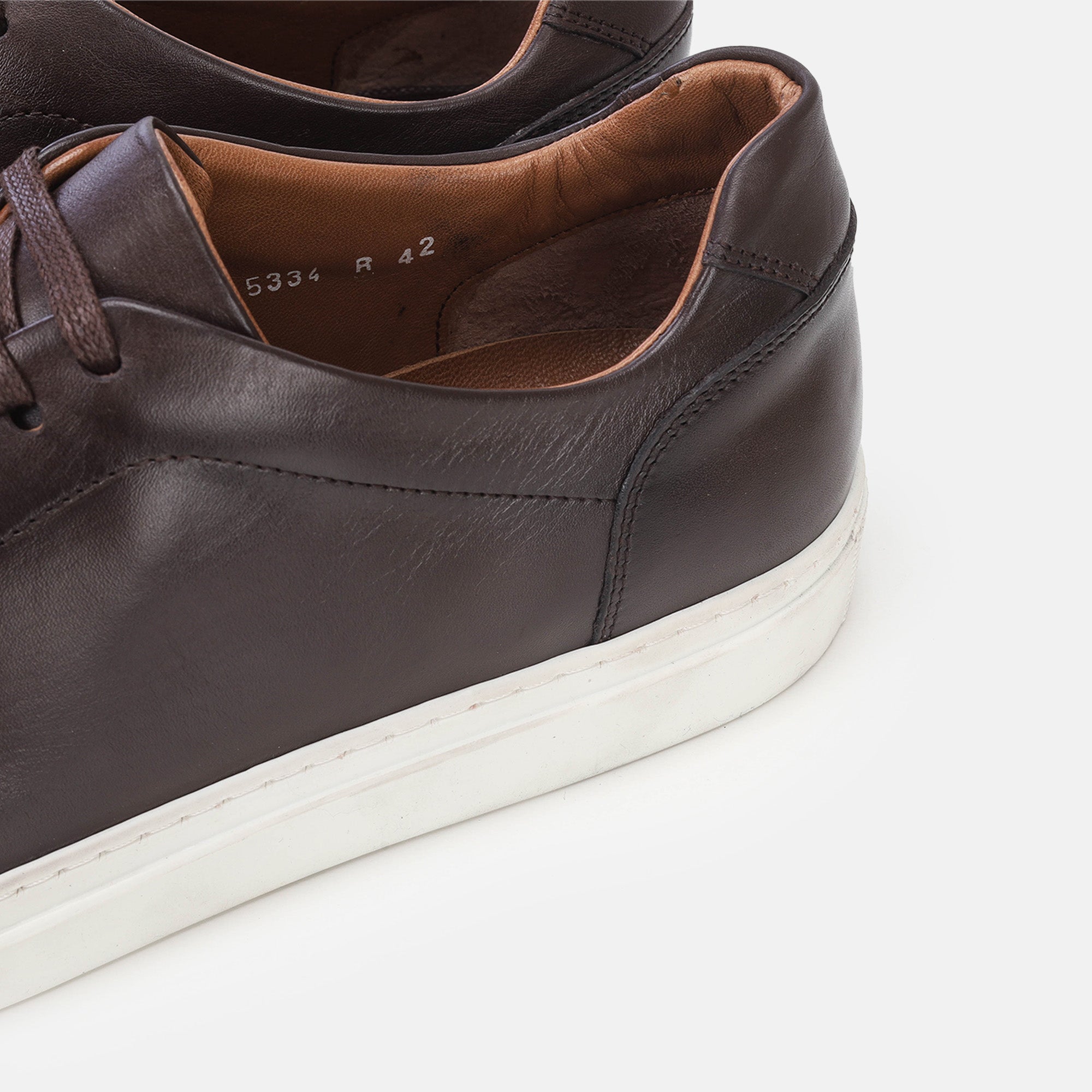 Volzak 5334 basket en cuir Marron