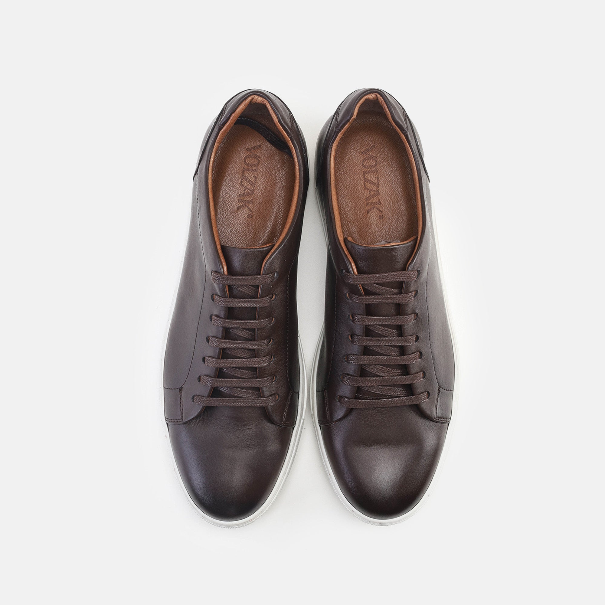 Volzak 5334 basket en cuir Marron