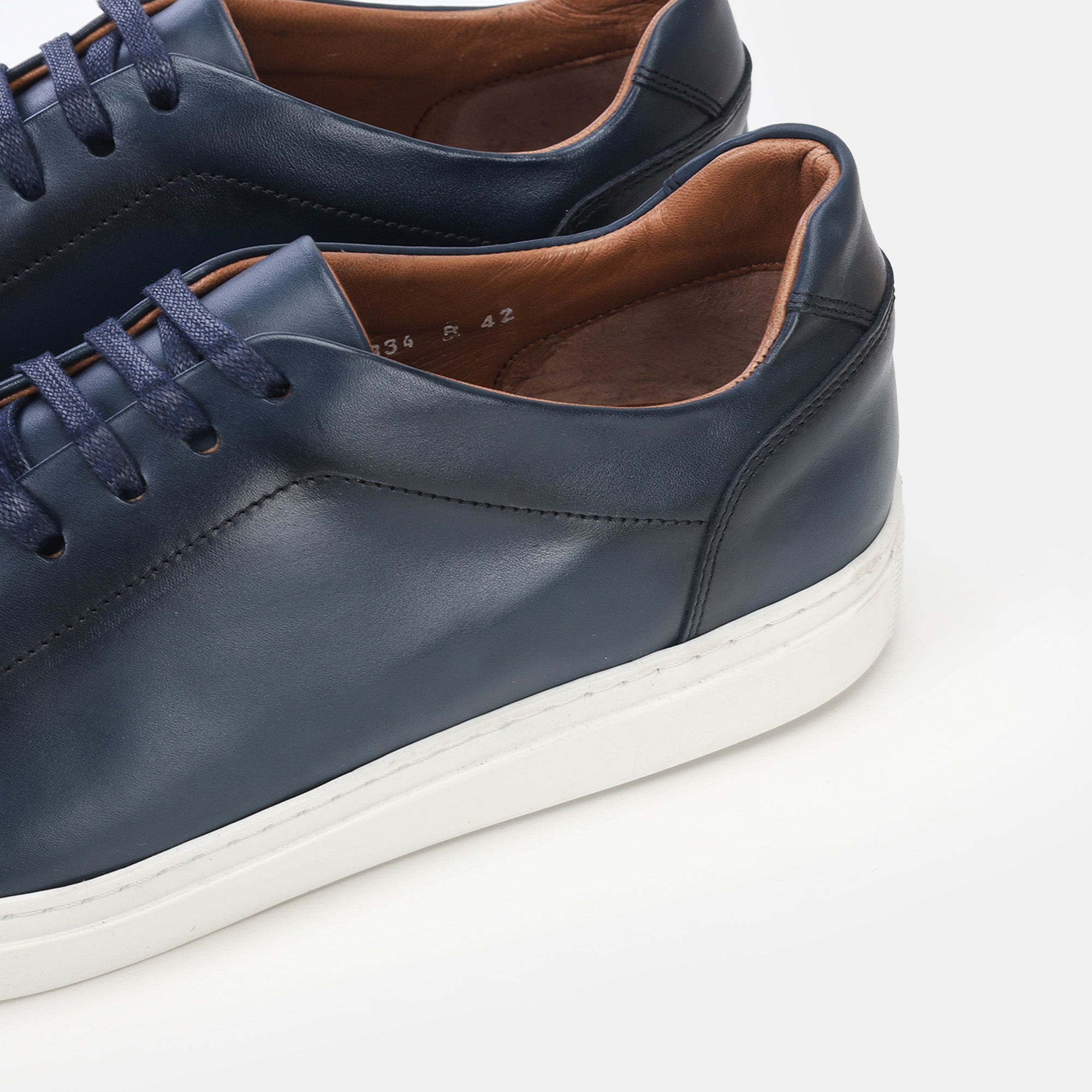 Volzak 5334 basket en cuir Bleu