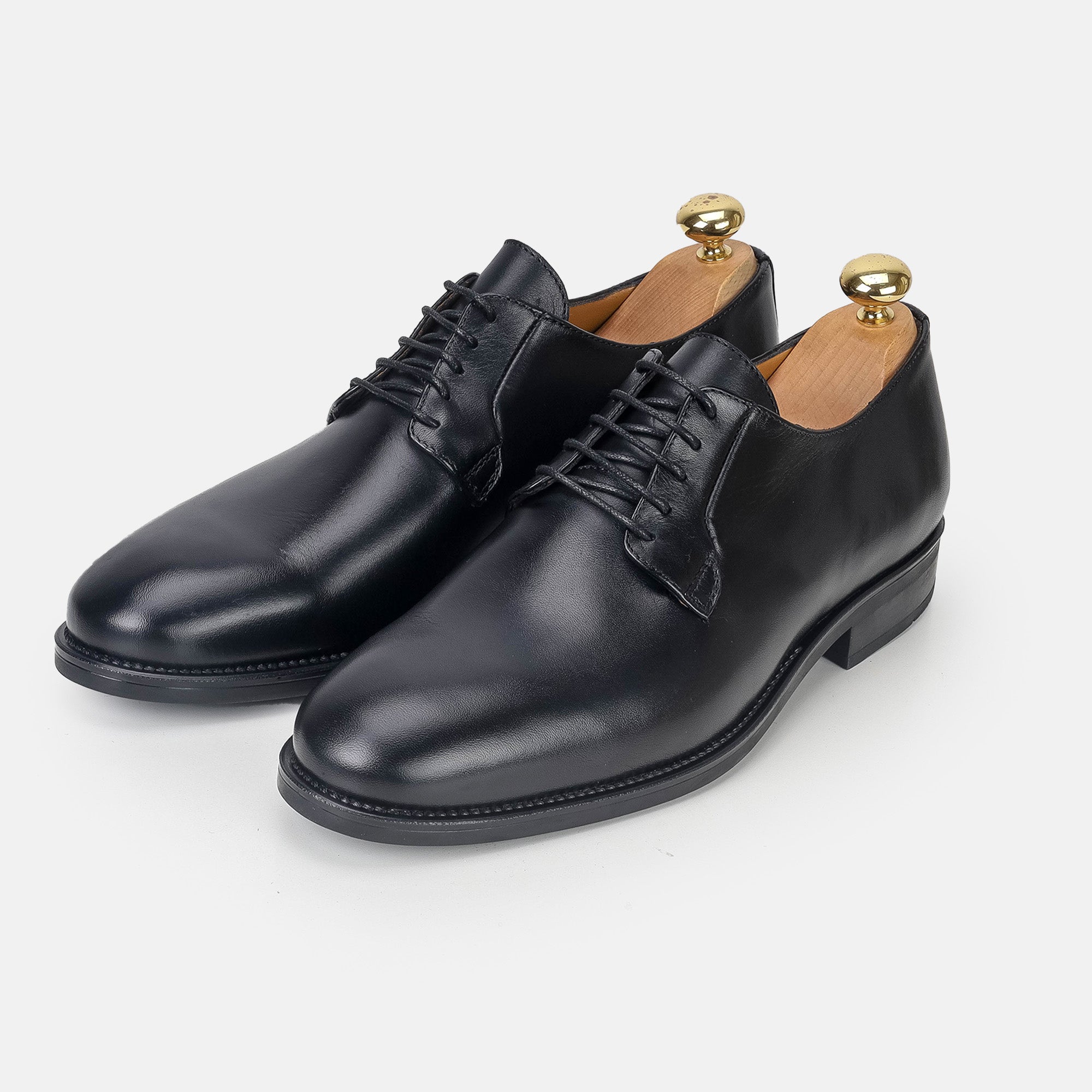 Volzak 2165 Black Leather Shoe