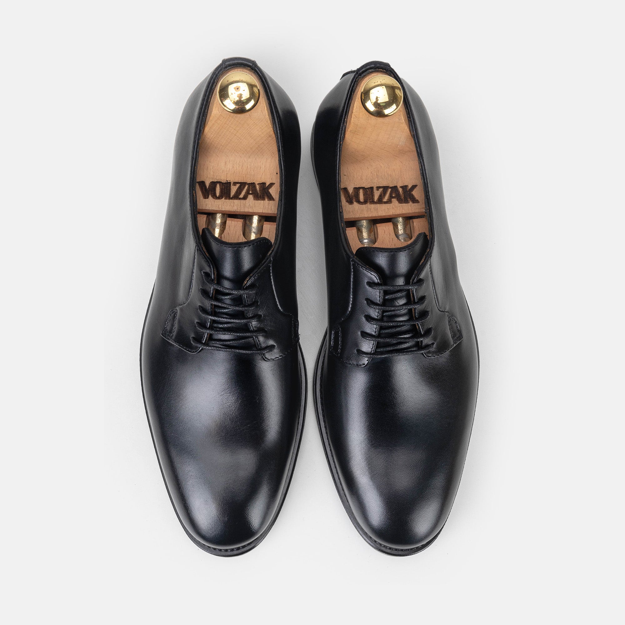 Volzak 2165 Black Leather Shoe