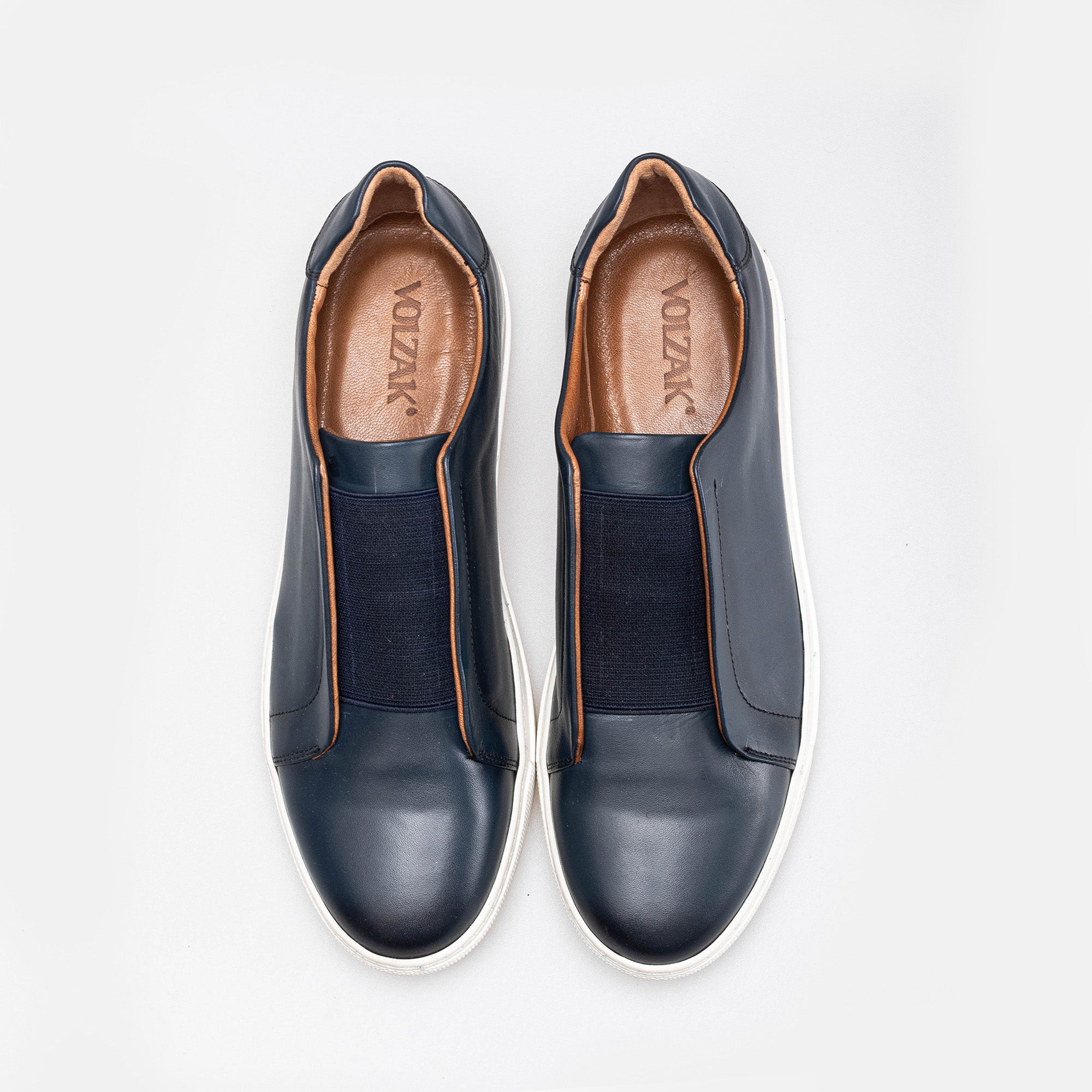 Volzak 5340 basket en cuir Bleu