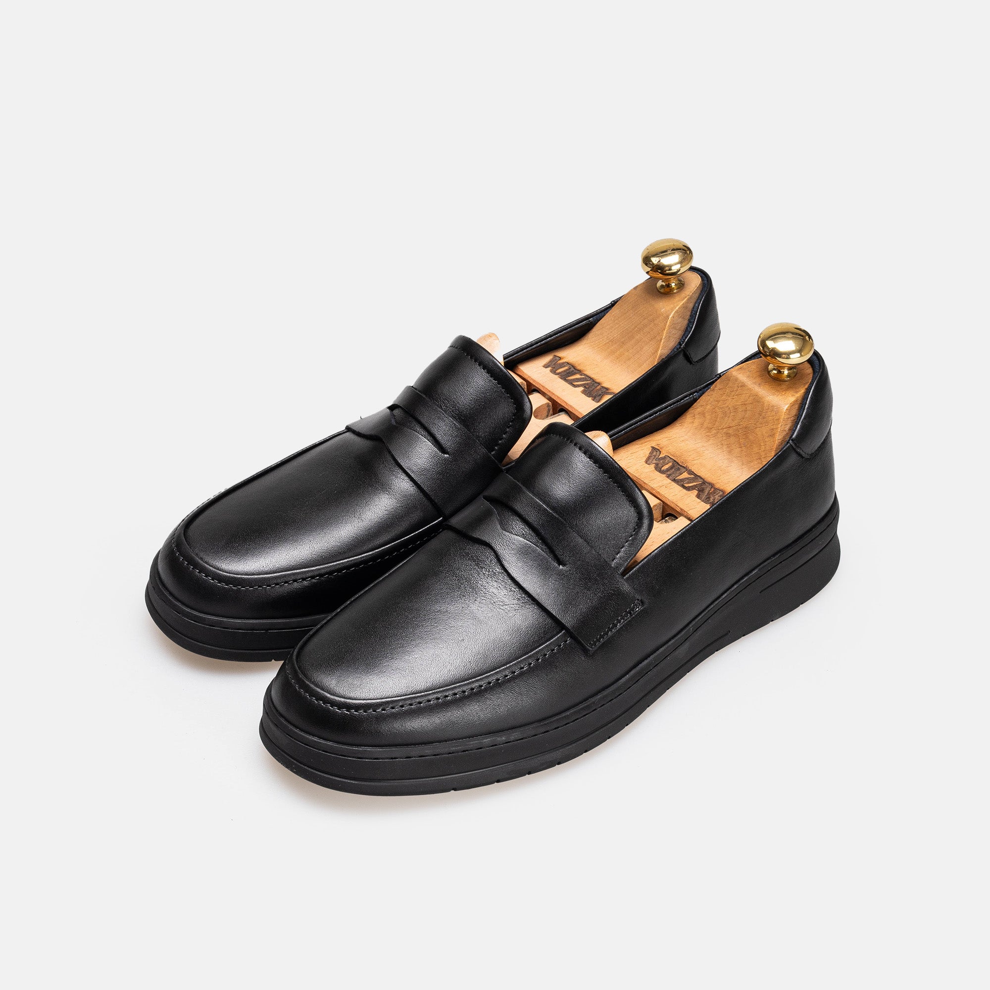 Volzak 3075 leather shoe Black