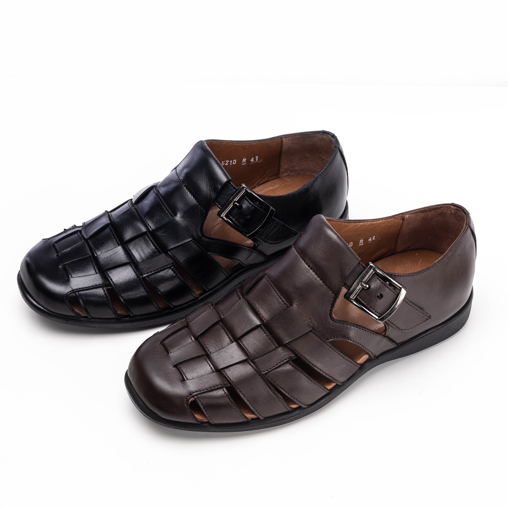 Volzak 5210 Sandale en cuir Marron