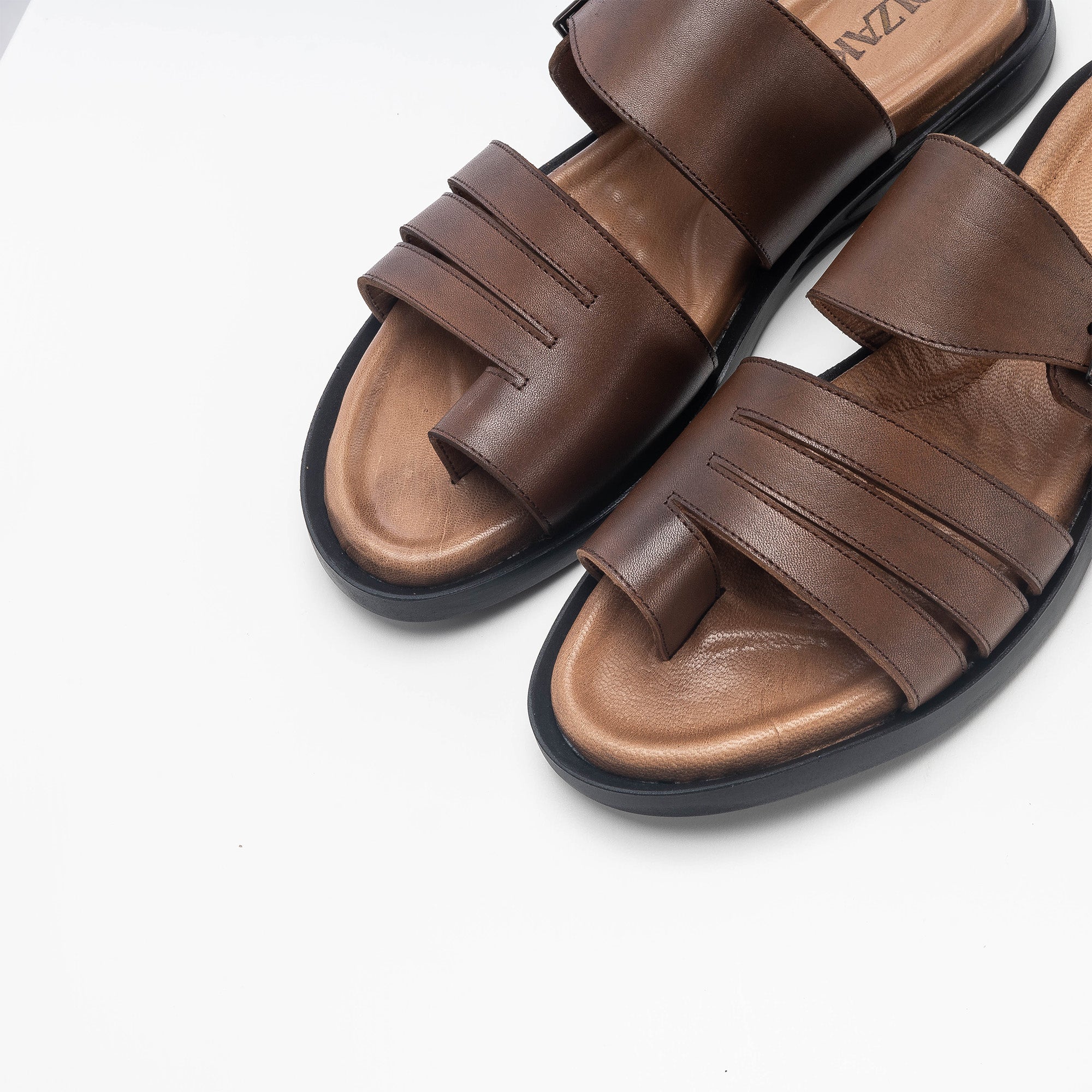 Volzak 5135 S Vintage Brown Leather Sandal