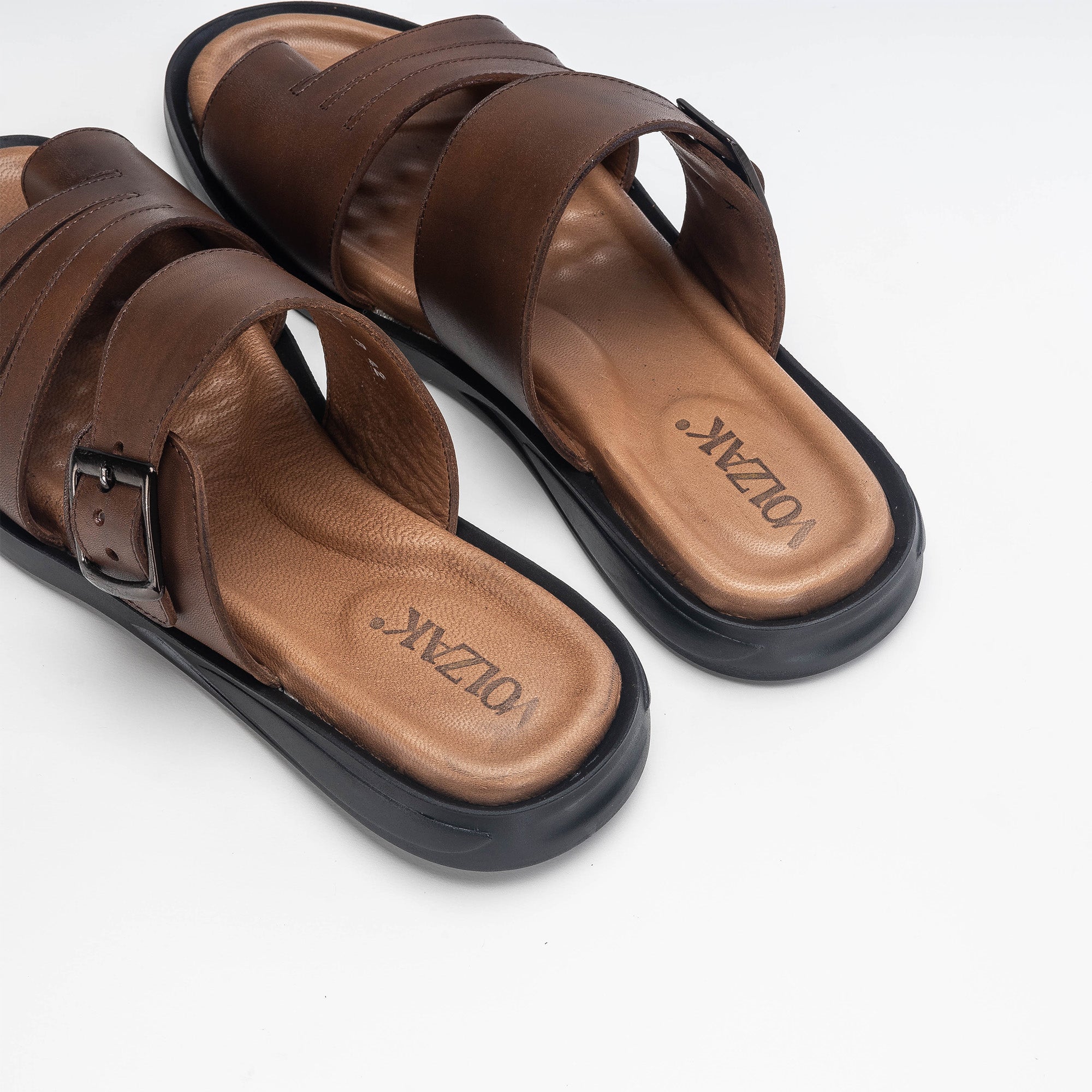 Volzak 5135 S Vintage Brown Leather Sandal