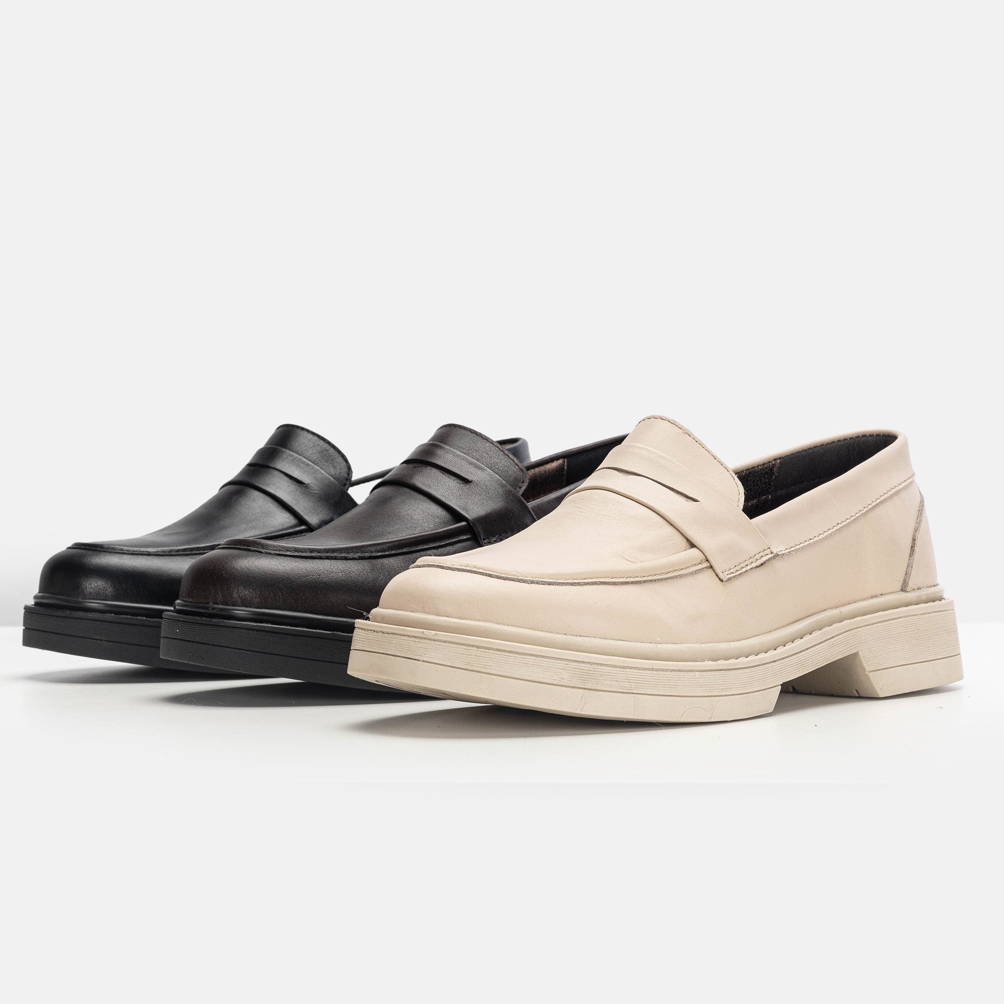Volzak 6035 Chaussure en cuir Beige