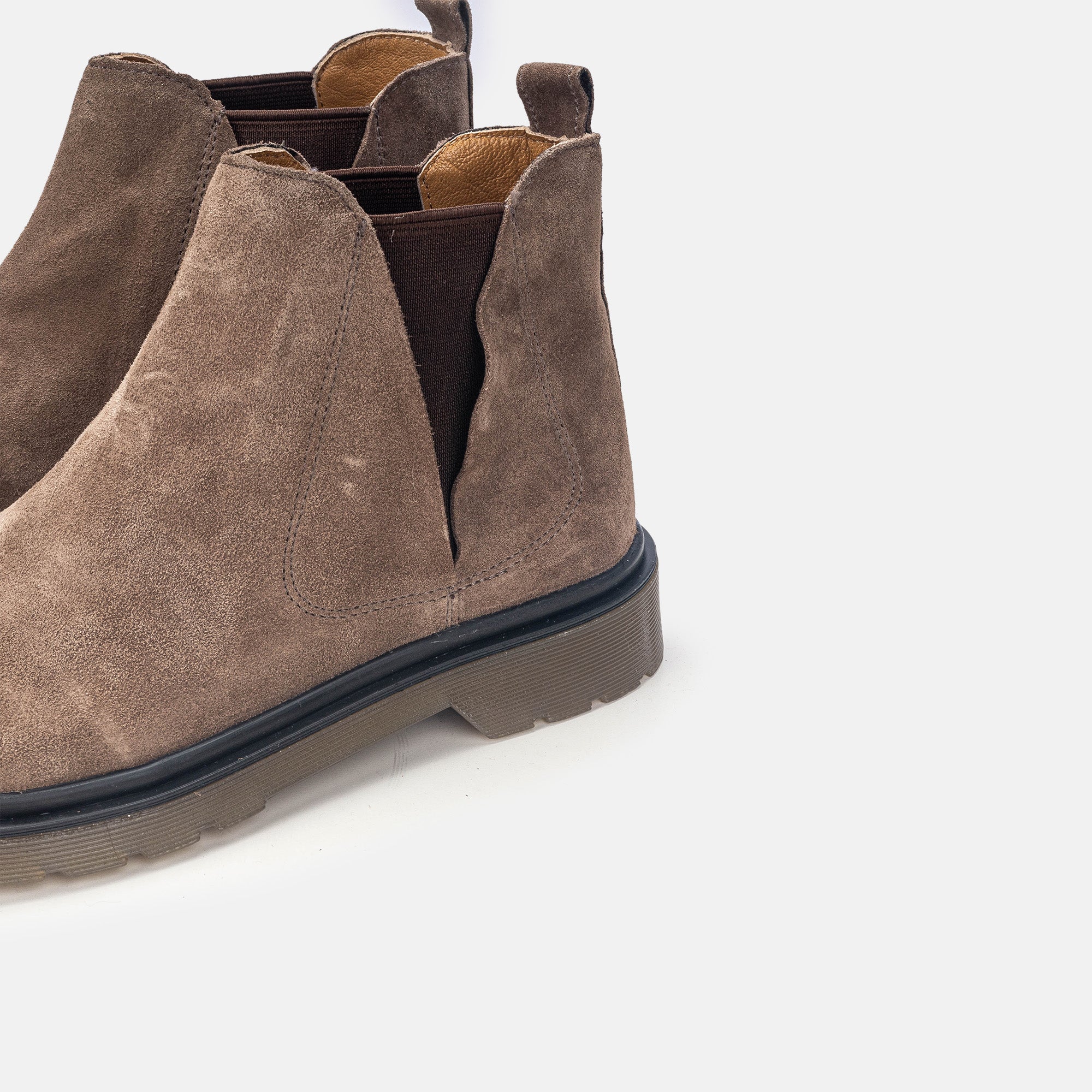 Volzak 109 Bottine en daim Taupe