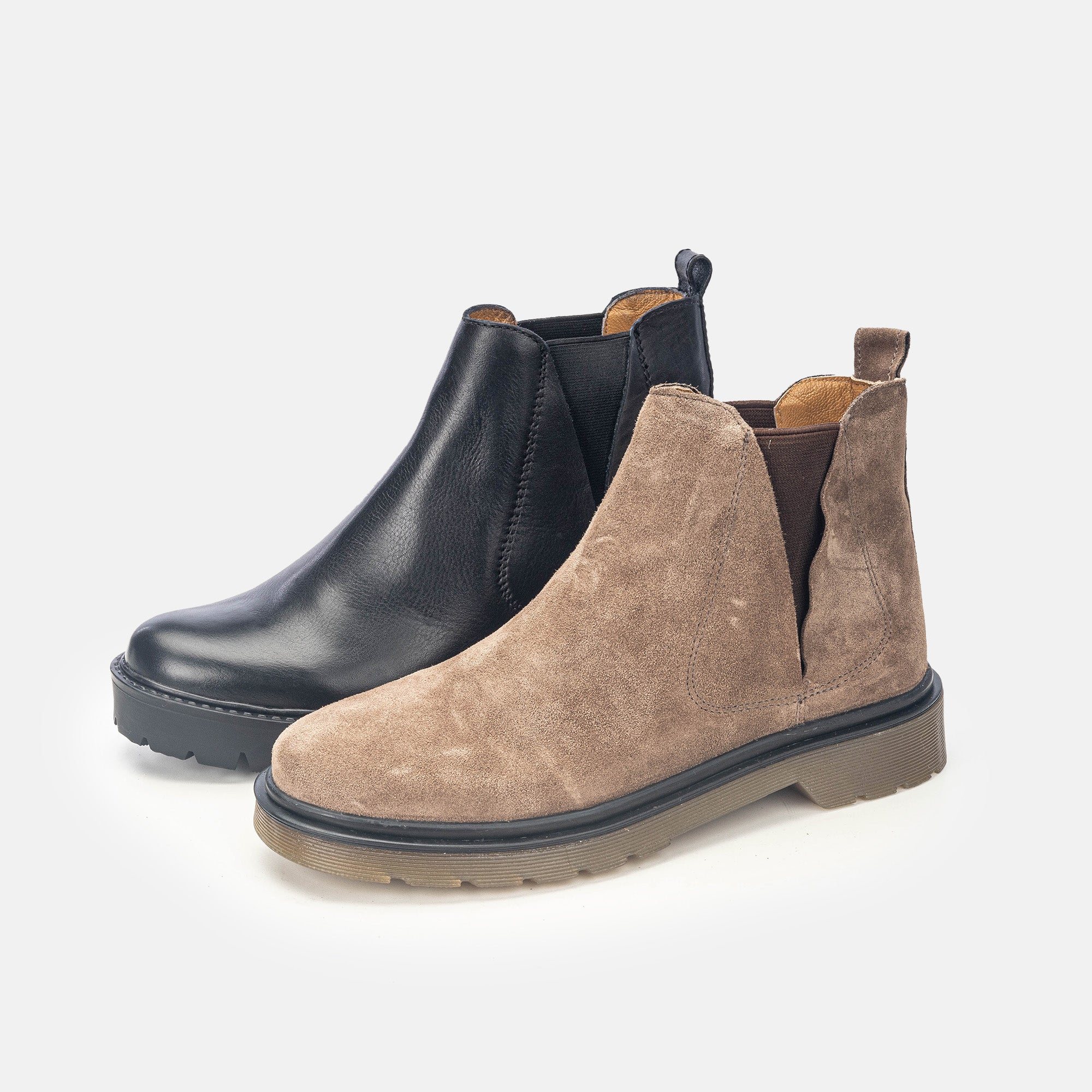 Volzak 9950 Black Leather Ankle Boot